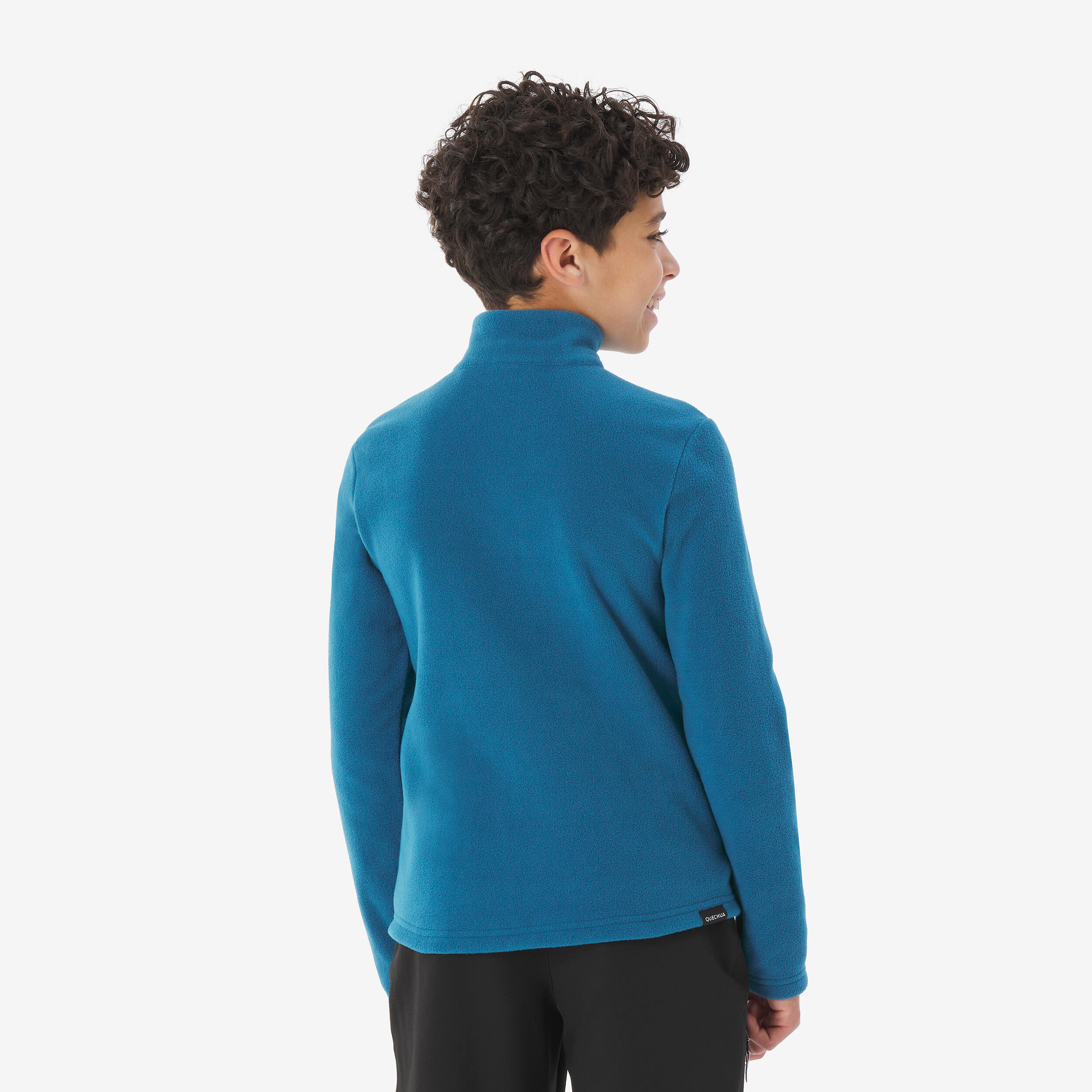MH100 kids’ zip-up fleece jacket - 7–15 years - Blue
