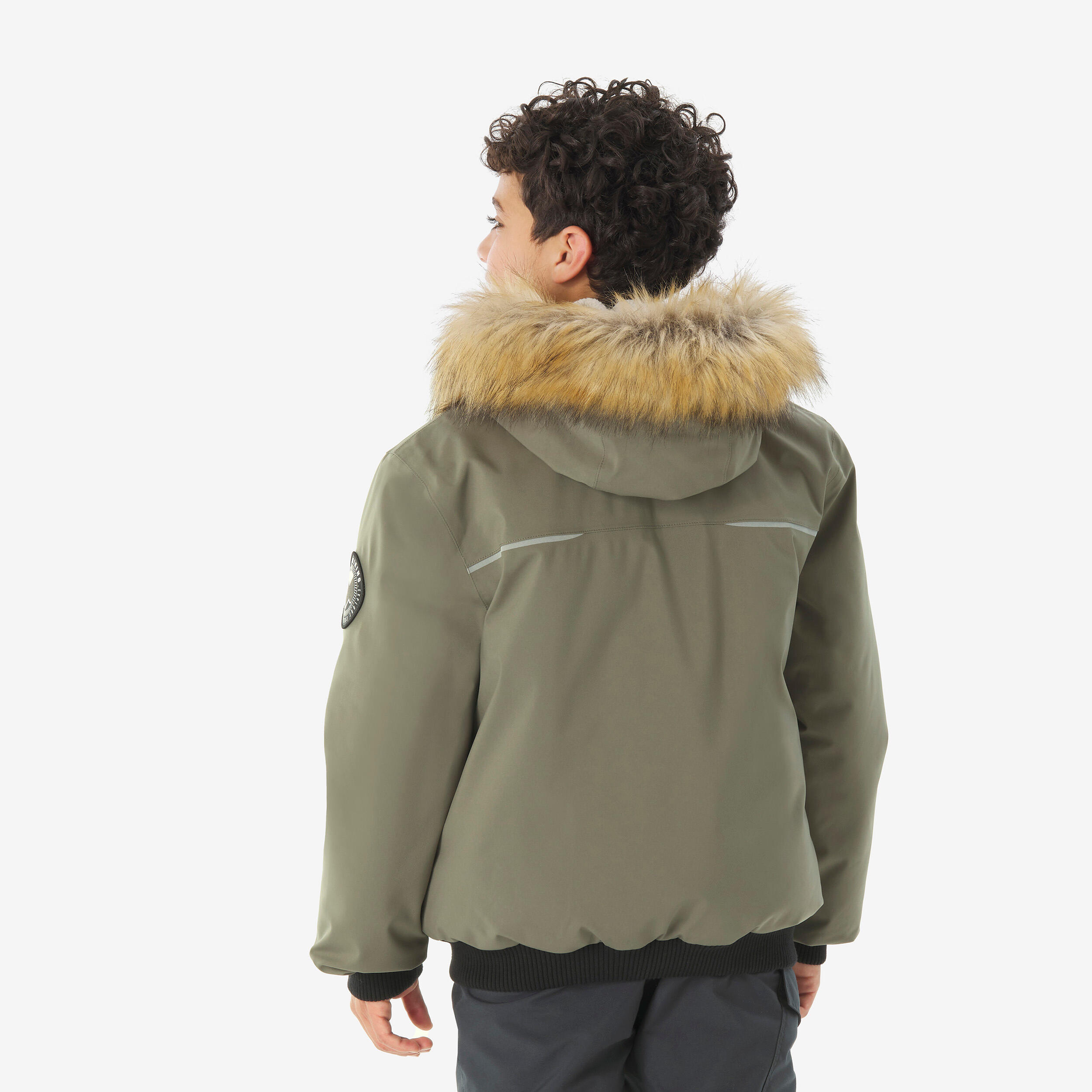 Blouson de randonnée imperméable enfant, NH 500 Âge 7-15 ans 4/12