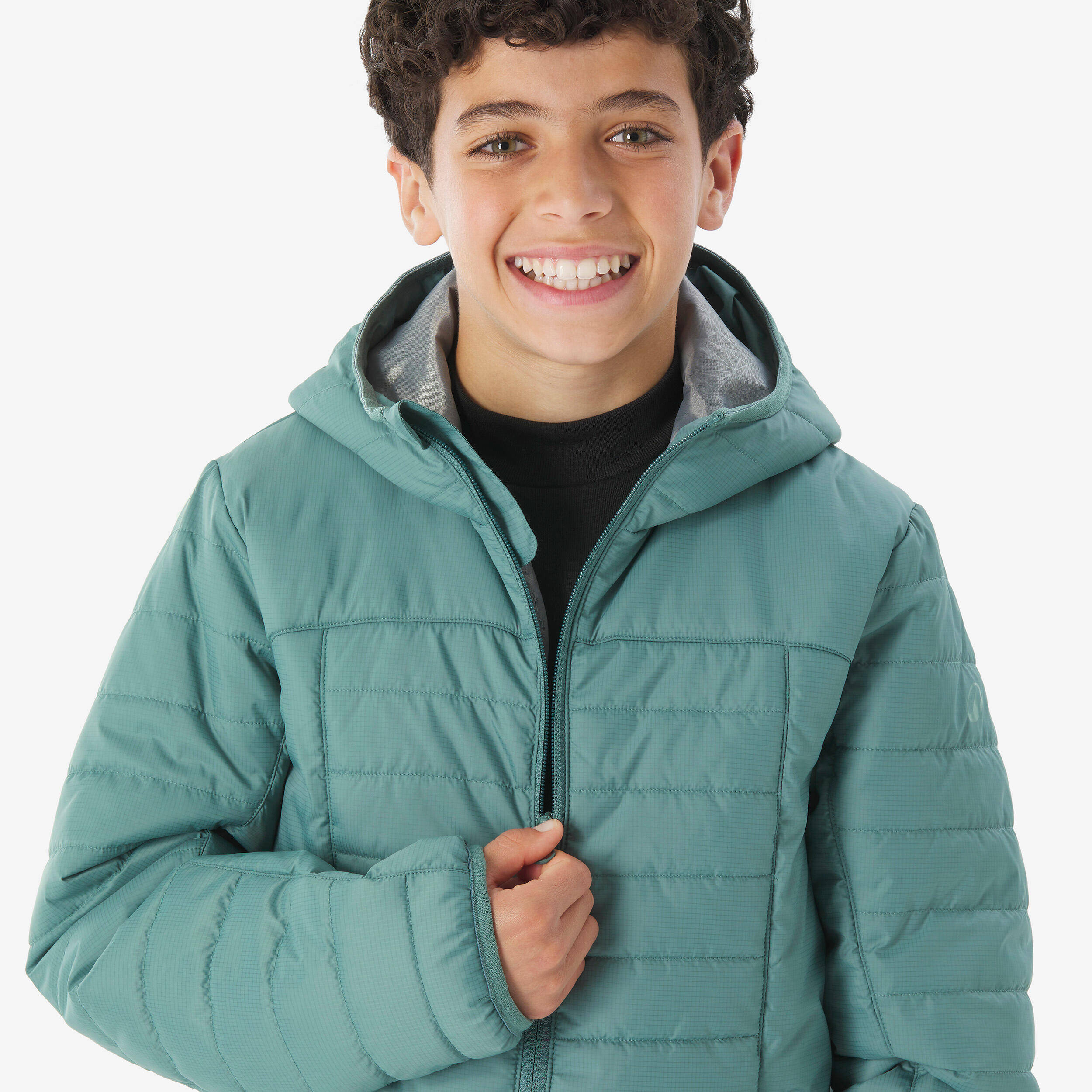 MH100 kids lightweight padded jacket - 7–15 years - Green -  5