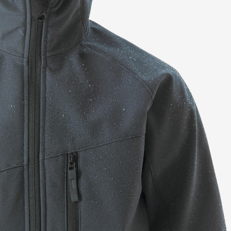 Geacă Softshell Drumeție MH900 Copii Gri 7-15 ani
