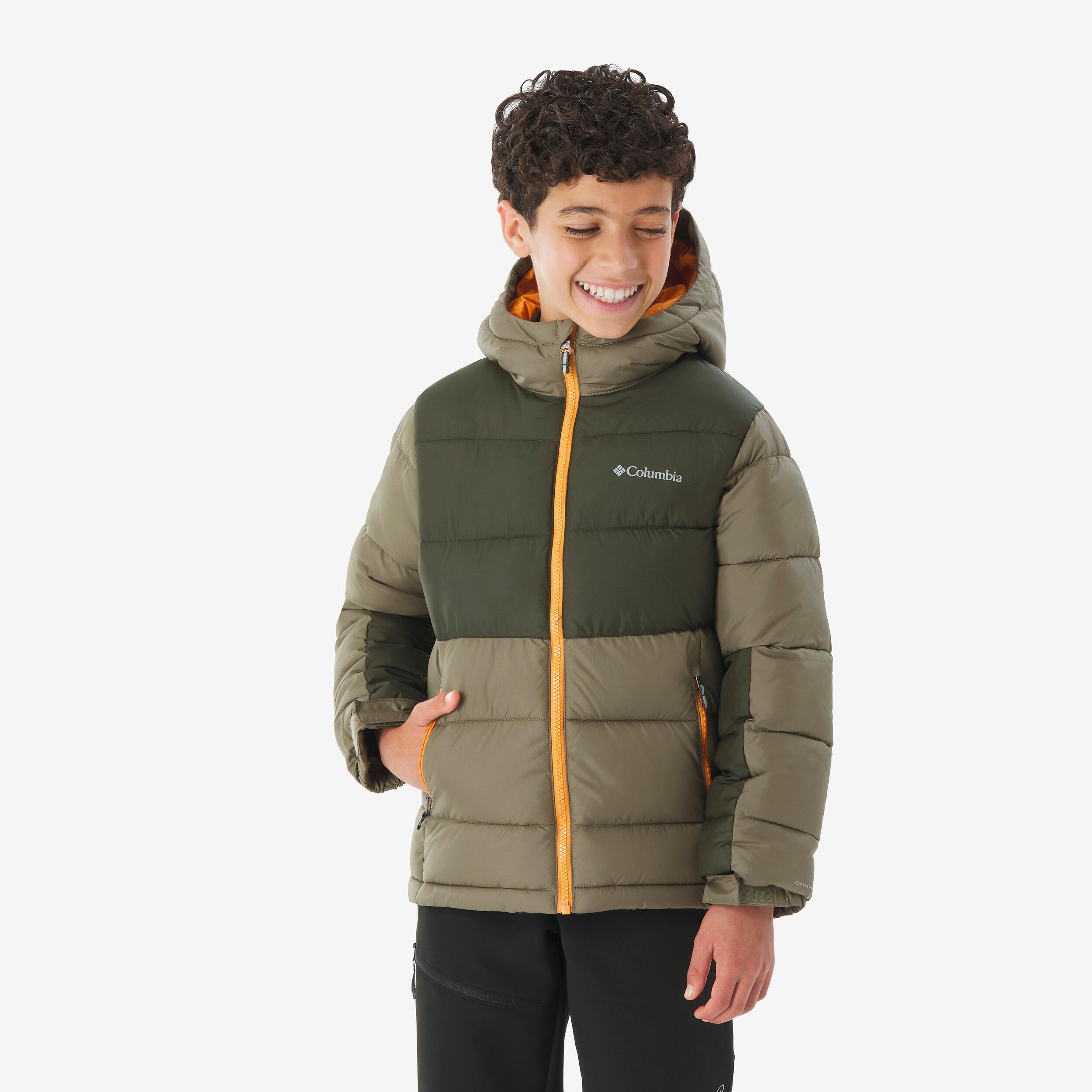 COLUMBIA Pike Lake detská prešívaná bunda zelená 131-140 cm