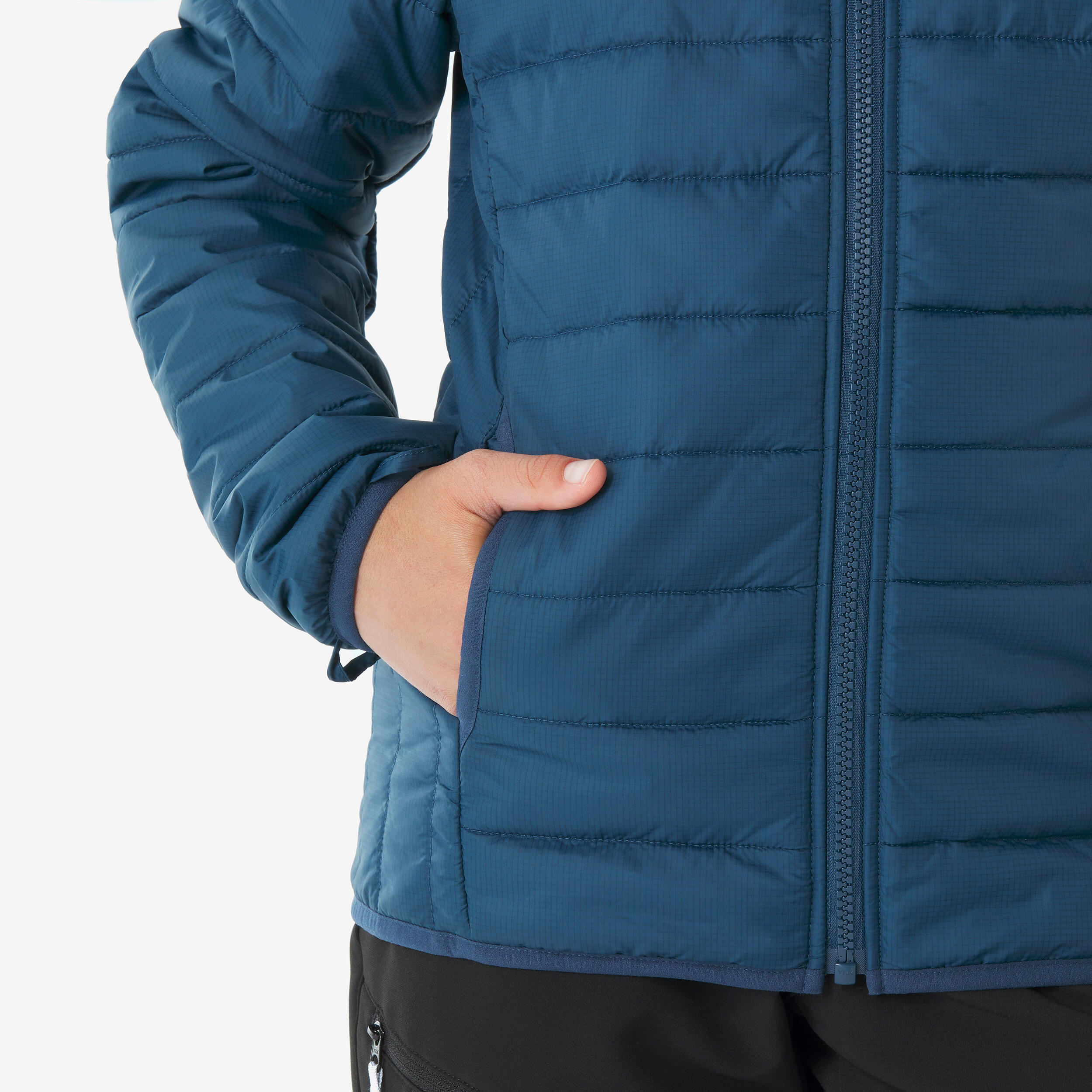 Manteau de randonnée chaud 3 en 1 enfant, MH 500 Âge 7-15 ans 17/19