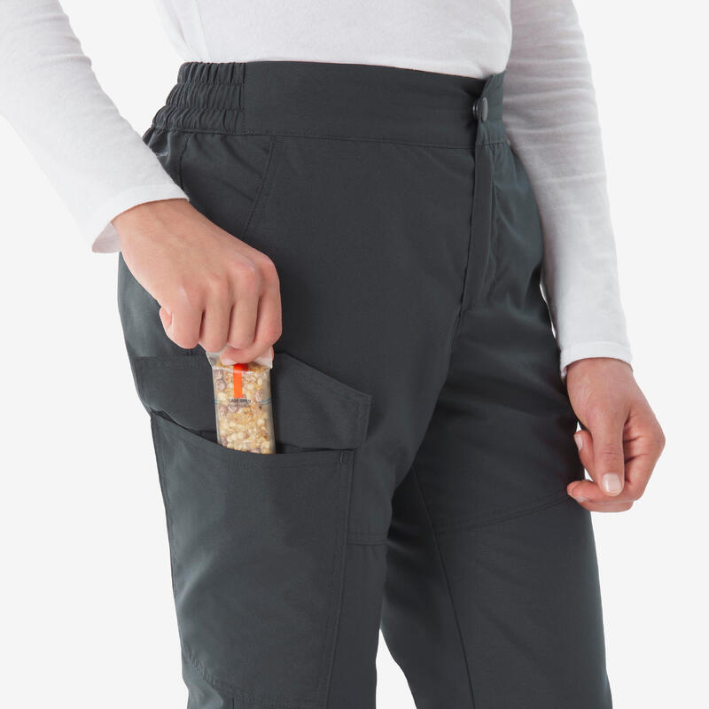 Çocuk Outdoor Pantolon - 7/15 Yaş - Gri - NH100