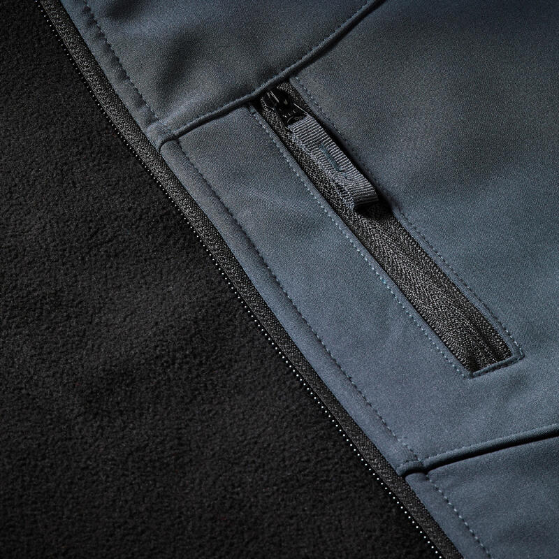 Kurtka softshell turystyczna dla dzieci Quechua MH900 
