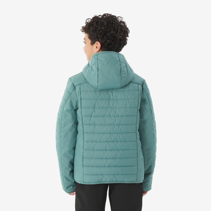 Doudoune légère enfant 7-15 ans, MH100 vert