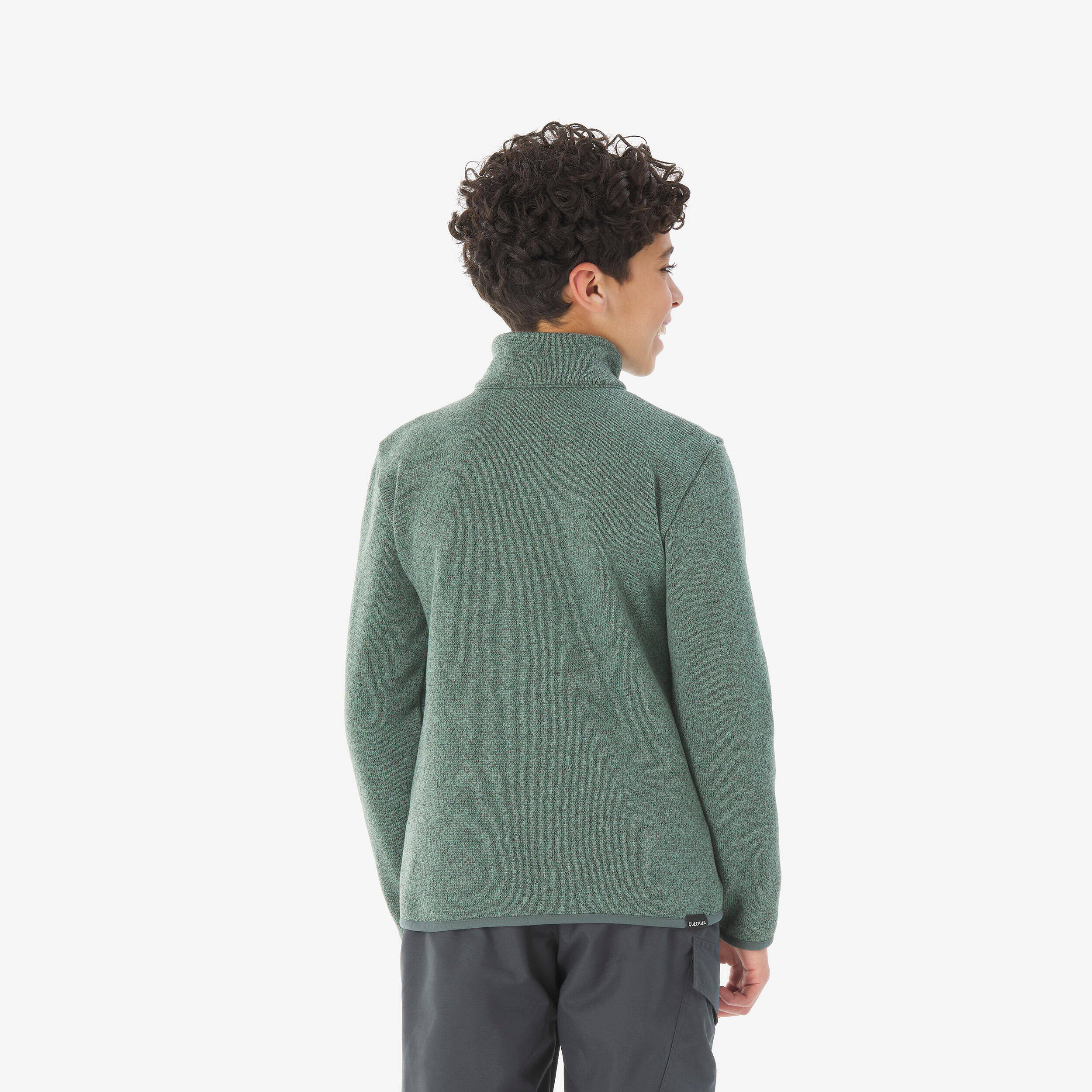 Kids’ Warm Fleece Age 7-15 MH500 Full-zip Knit -  3