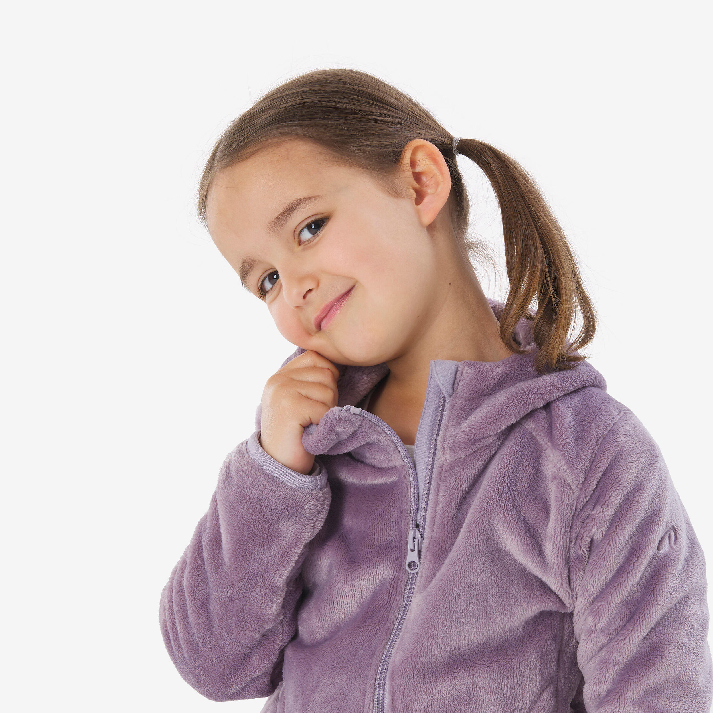 Veste de randonnée chaude en polaire enfant, NH 500 Âge 2-6 ans 7/8