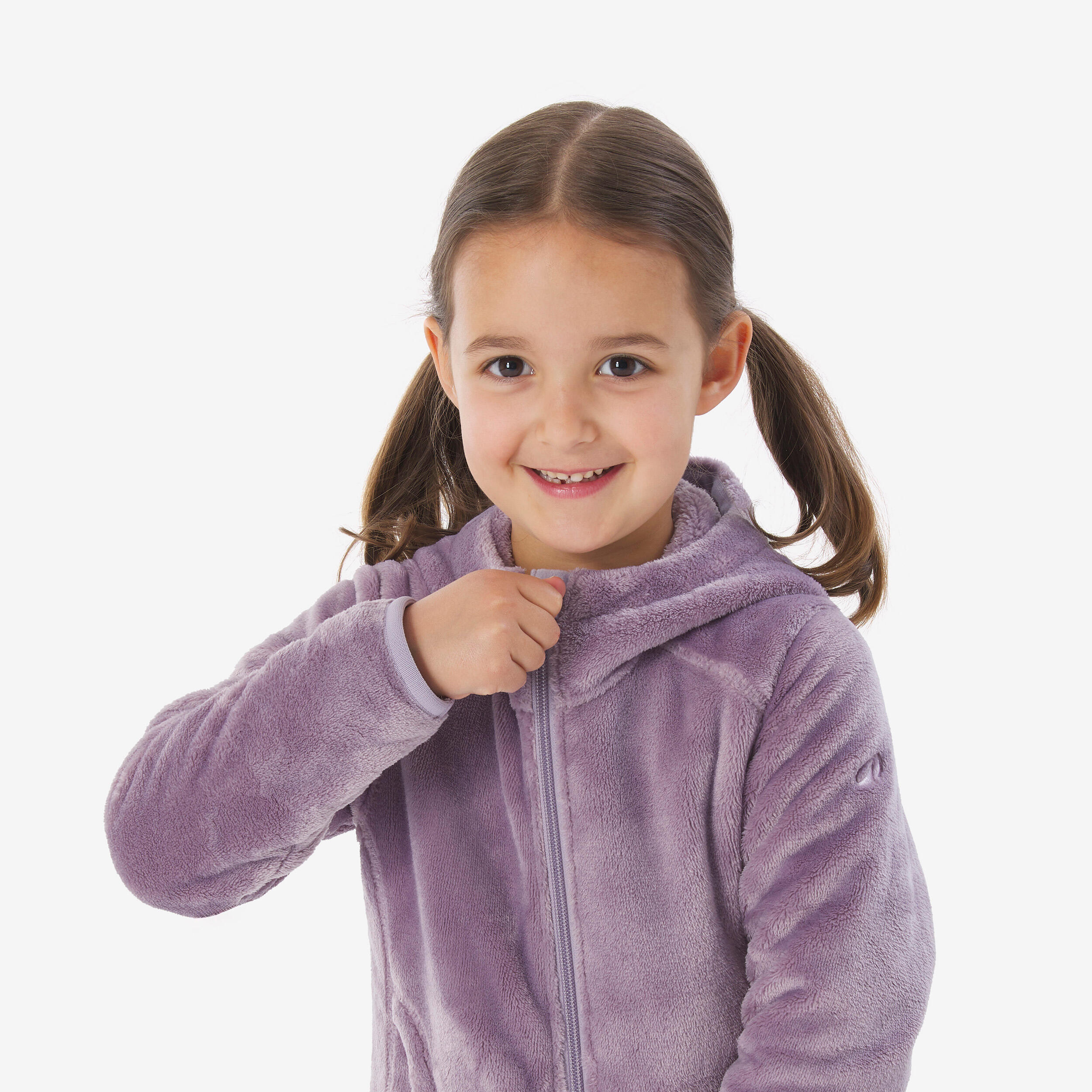 Veste de randonnée chaude en polaire enfant, NH 500 Âge 2-6 ans 6/8