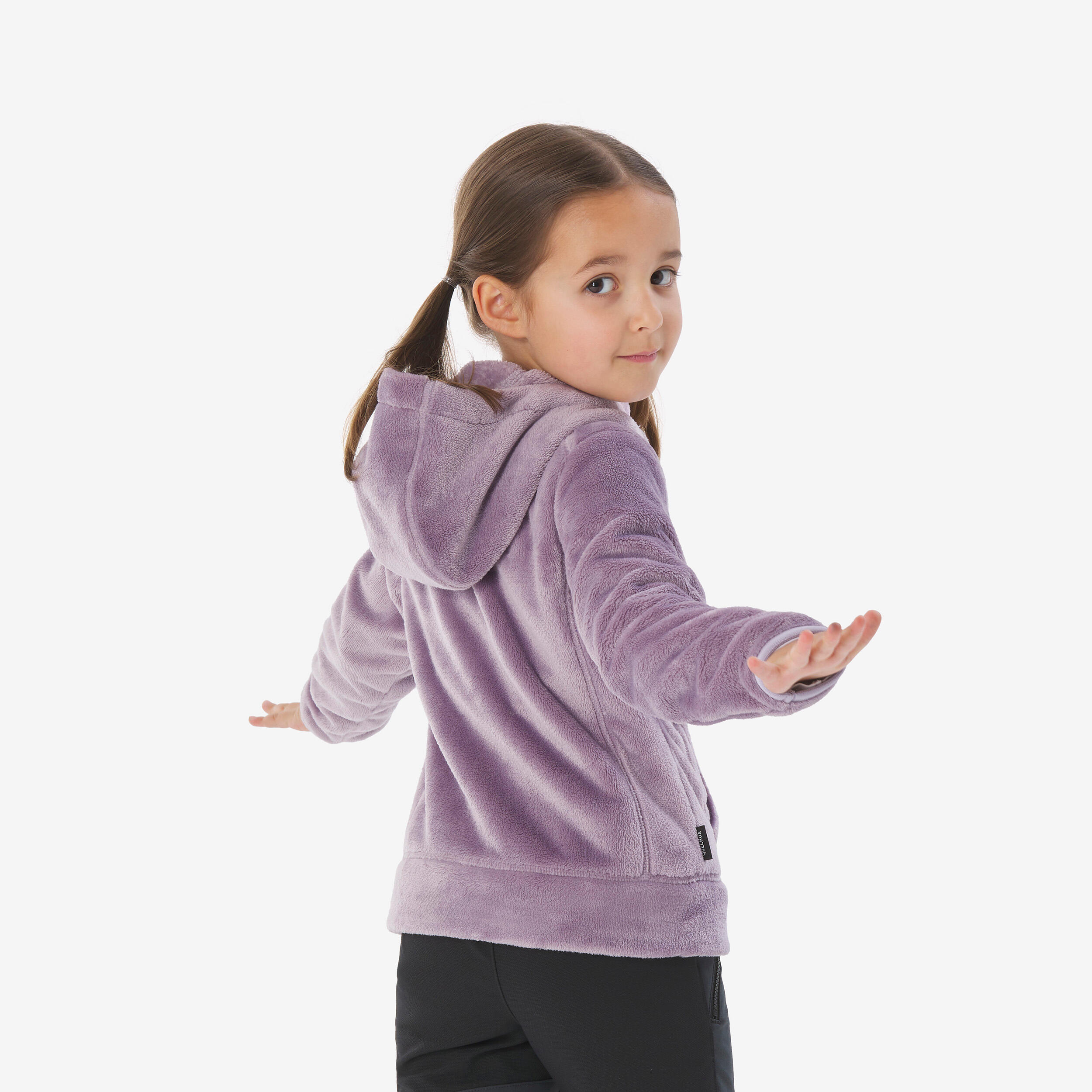 Veste de randonnée chaude en polaire enfant, NH 500 Âge 2-6 ans 4/8