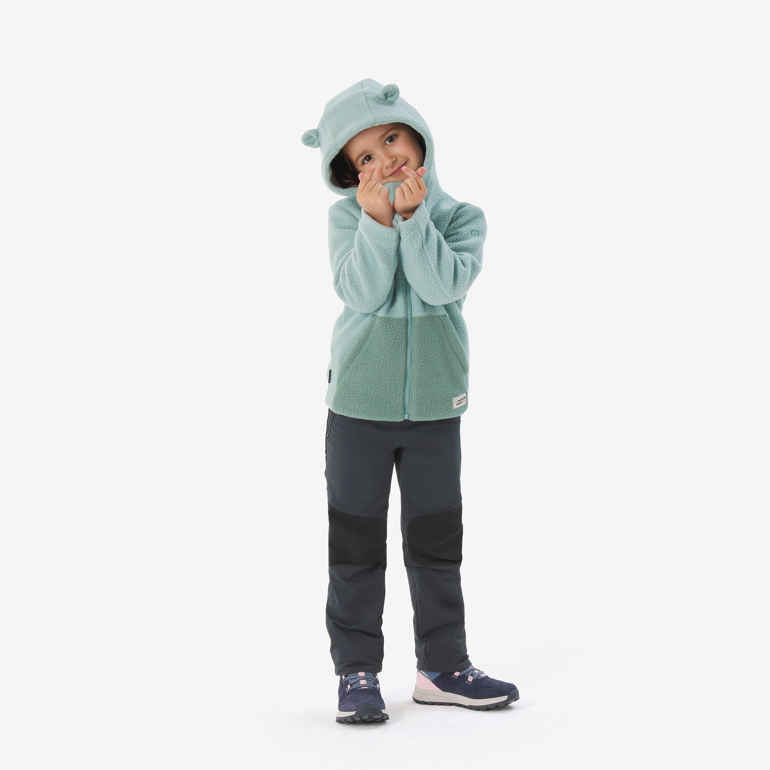 Chaqueta polar de montaña y trekking cálida Niños 2-6 años Quechua Sherpa 4/10