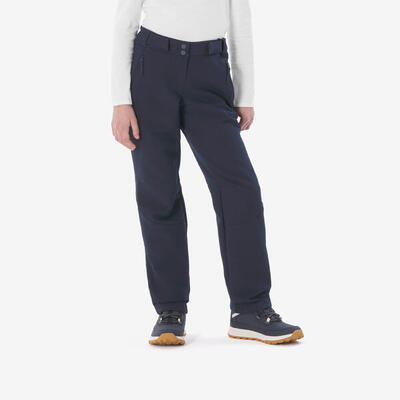 Pantaloni caldi montagna bambina SH500 MOUNTAIN neri