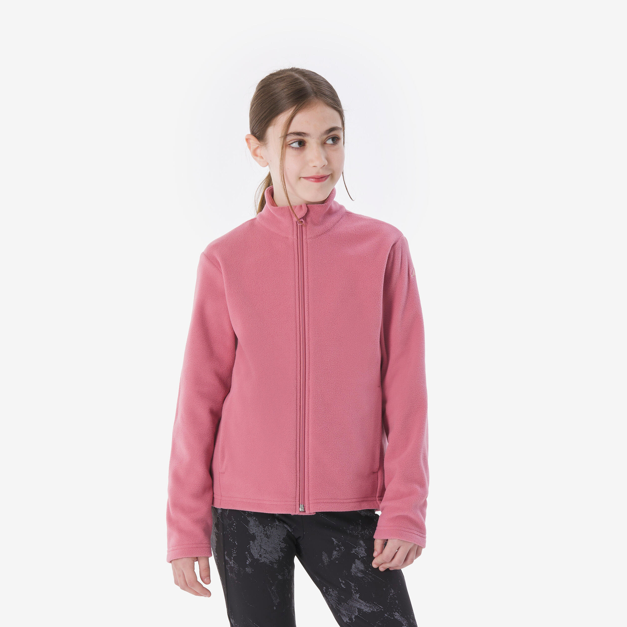 QUECHUA Fleecejacke Kinder Gr. 122–170 - NH100 Zip rosa