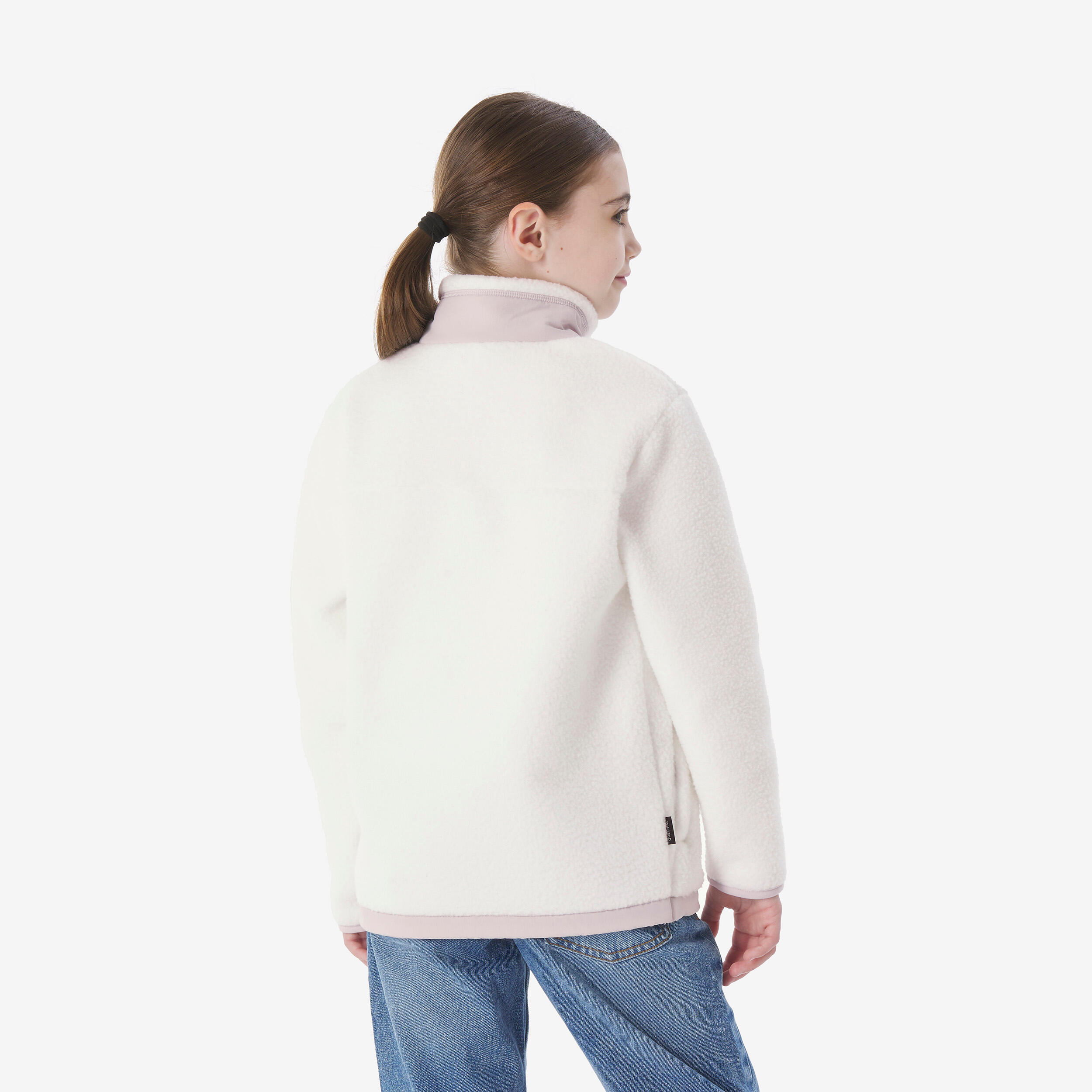 Veste de randonnée en polaire moutonné enfant, NH 500 Âge 7-15 ans - QUECHUA
