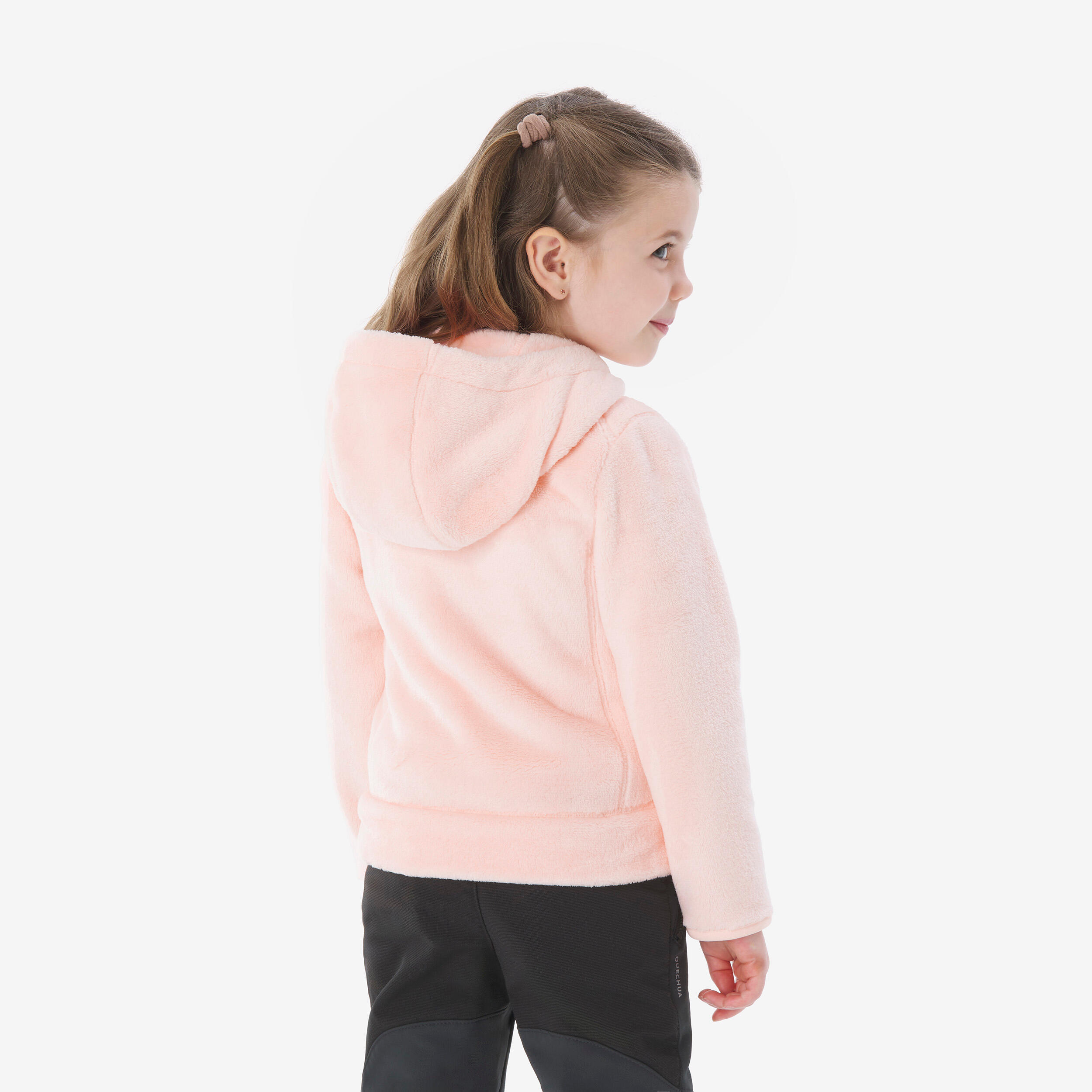 Chaqueta polar de montaña y trekking  con capucha Niños 2-6 años Quechua NH500 2/5