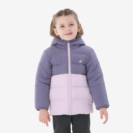 Wattierte Jacke Kleinkinder Gr. 92-116 warm Wandern - NH500 lila