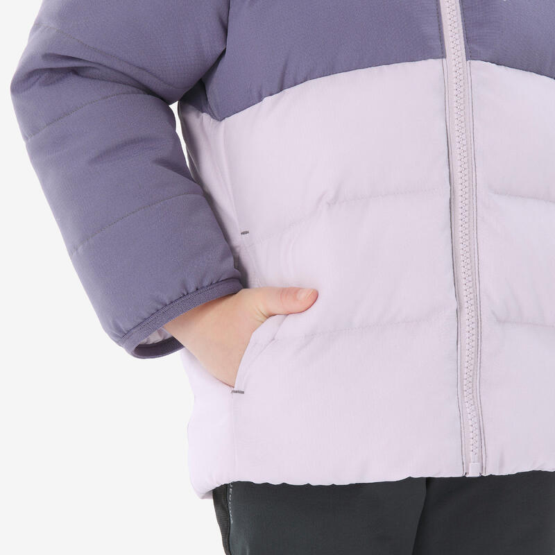 Çocuk Outdoor Şişme Mont - Mor - 2/6 Yaş - NH500