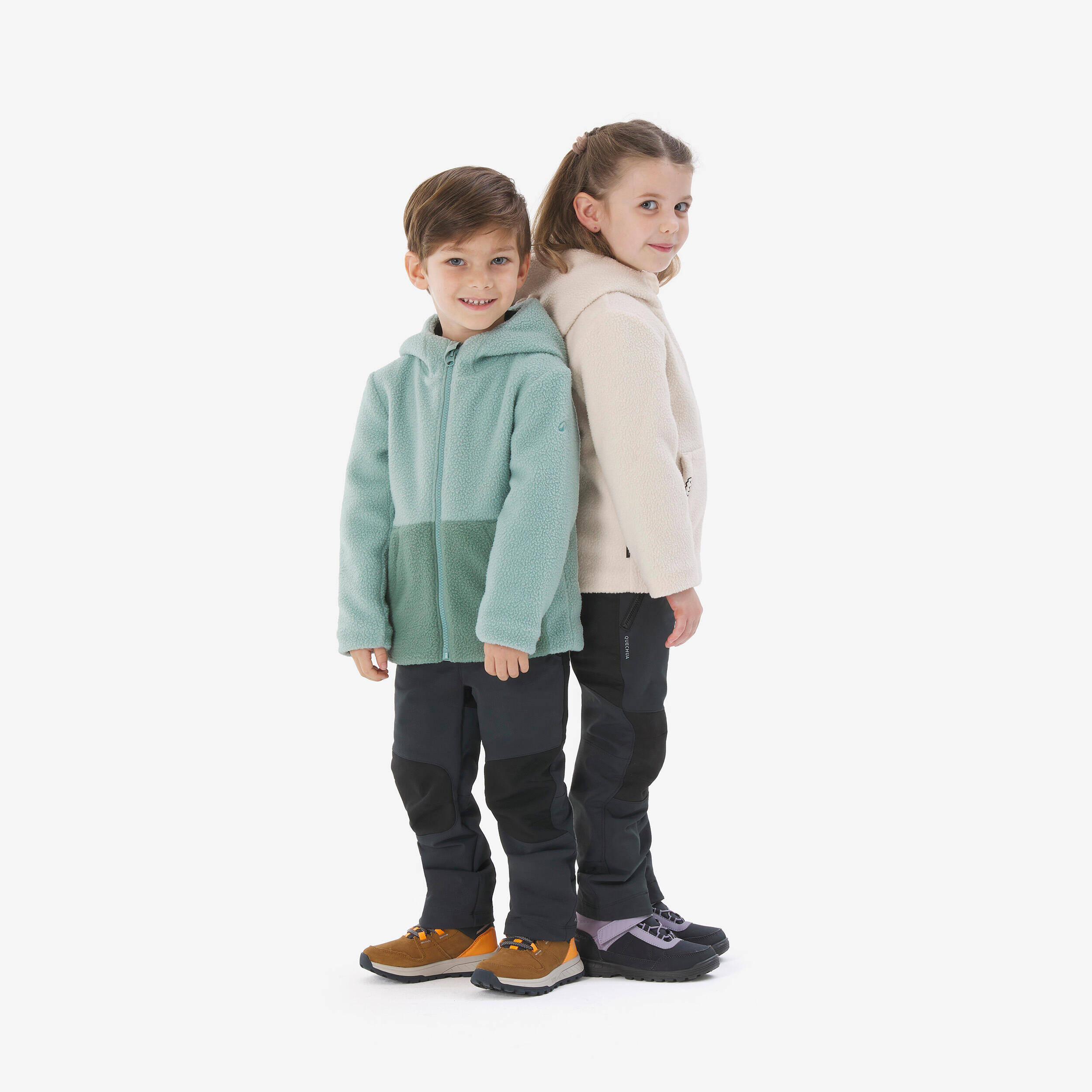 NH500 kids’ fleece - 2–6 years - Sherpa green -  2