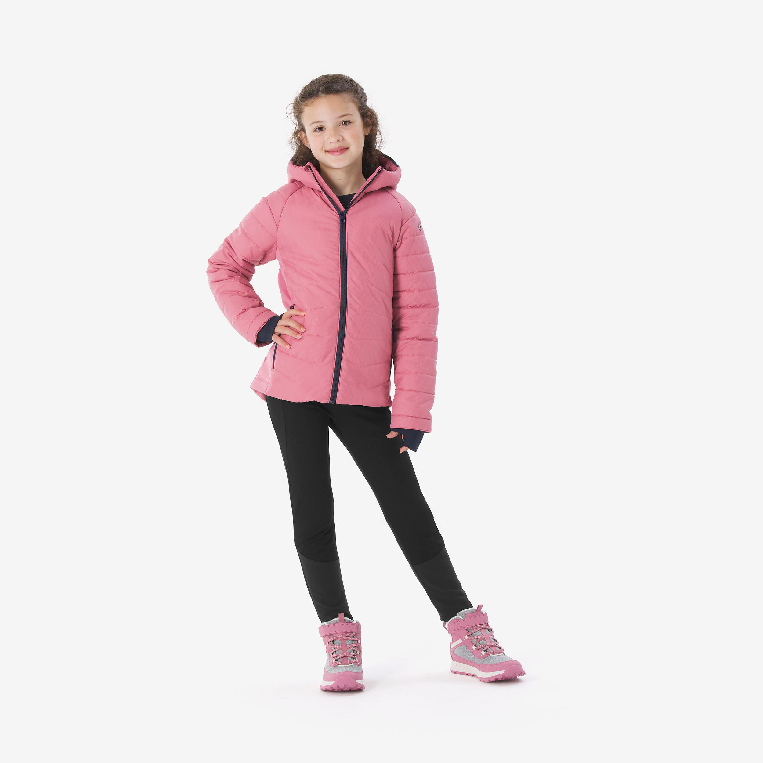 Manteau de randonnée matelassé enfant, MH 500 Âge 7-15 ans - QUECHUA