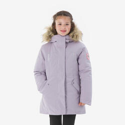 Parka chaude et imperméable de randonnée fille 7-15 ans, NH900 bleu