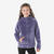 Veste polaire chaude de randonnée enfant 7-15 ans, NH500 zip violet