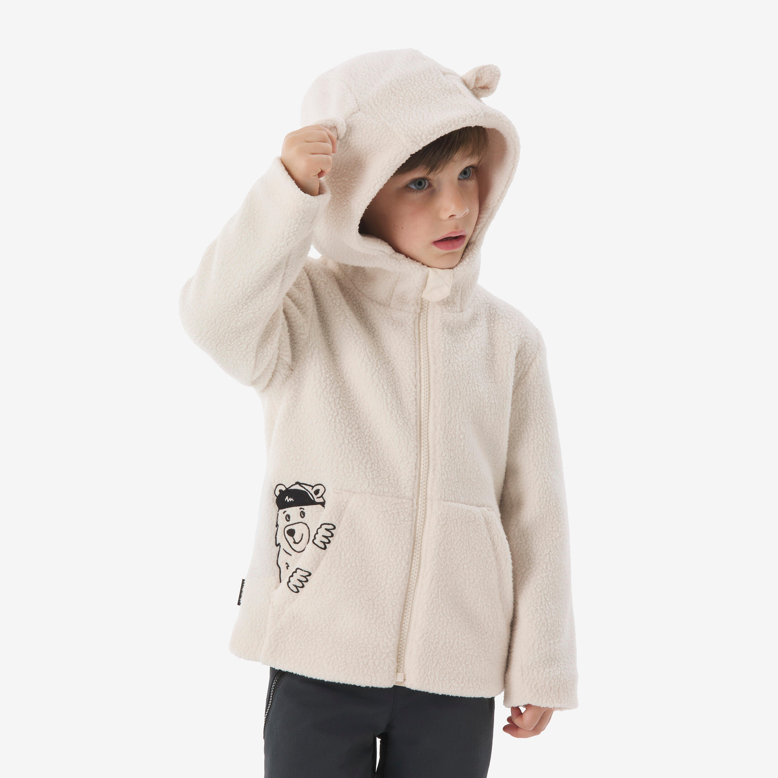QUECHUA Fleecejacke Kleinkinder Gr. 92–116 Wandern – Sherpa MH100 beige | 03608392907067 QUECHUA Fleecejacke Kleinkinder Gr. 92–116 Wandern – Sherpa MH100 beige | 03608392907067