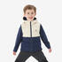 Kids’ padded sleeveless hiking jacket, 2-6 years NH500 - Blue/Beige
