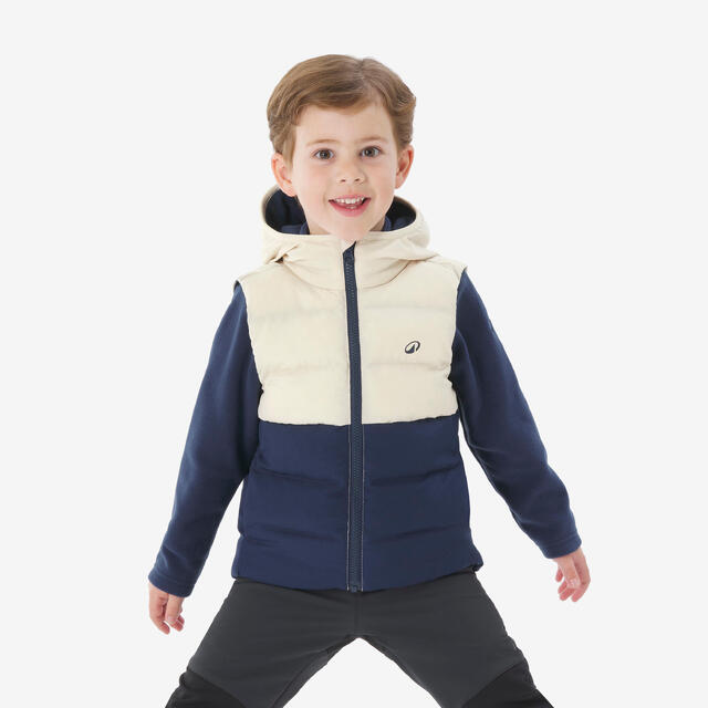 QUECHUA CHAQUETA SENDERISMO NIÑOS NH500 SIN MANGAS