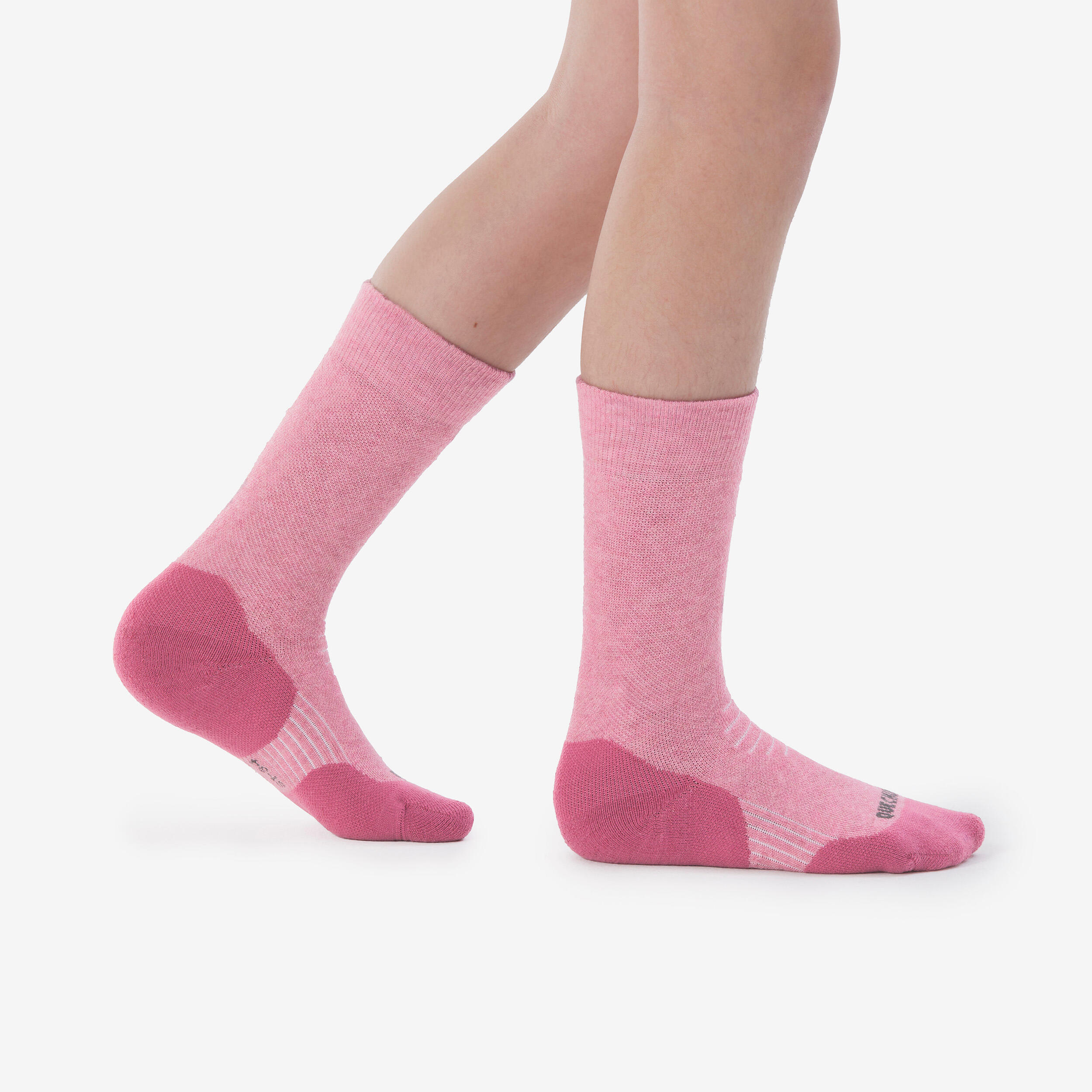 Chaussettes de randonnée chaudes enfant, SH 100 Mid - QUECHUA