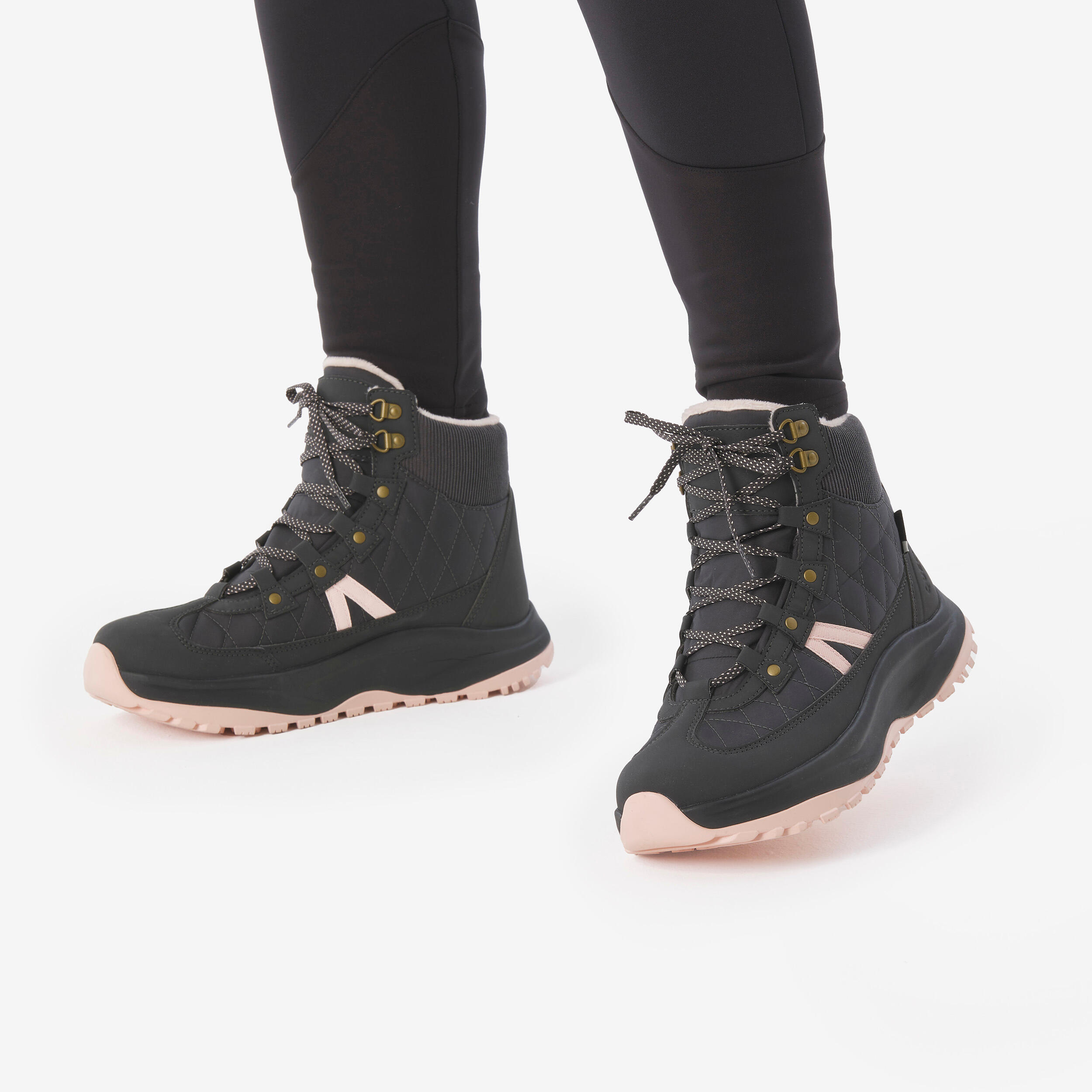 Women’s Waterproof Winter Boots, NH 500 Mid - QUECHUA