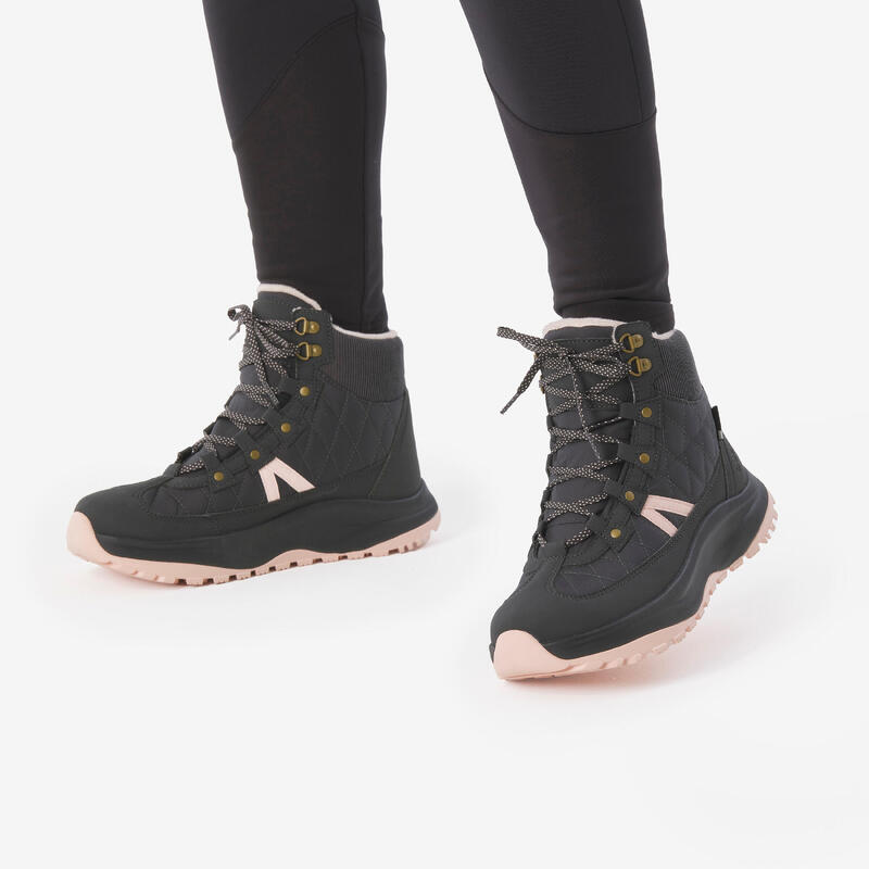 Kadın Outdoor Kar Botu - Gri - NH500 Mid