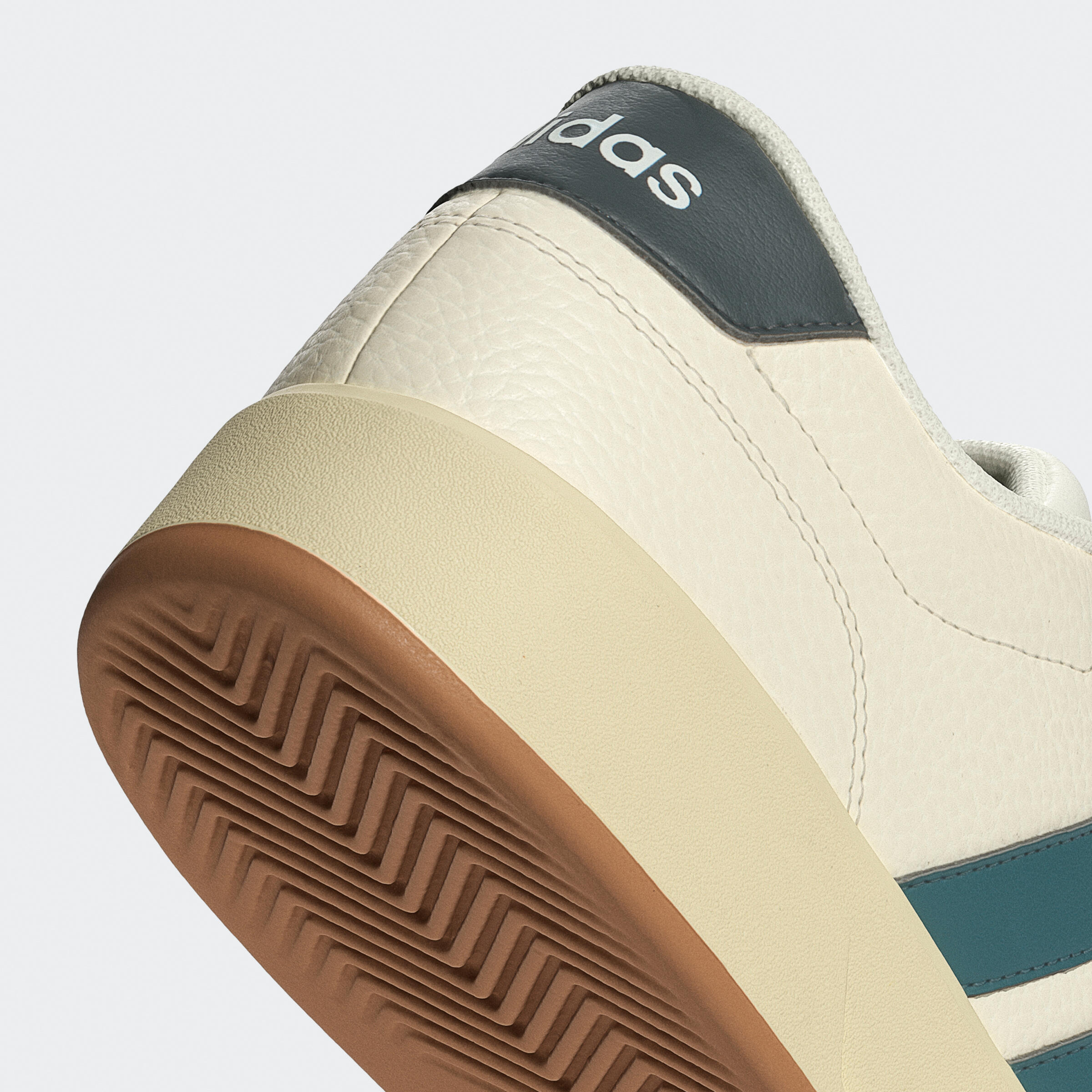Calçado homem, Adidas Breaknet 3.0, branco e verde 3/6