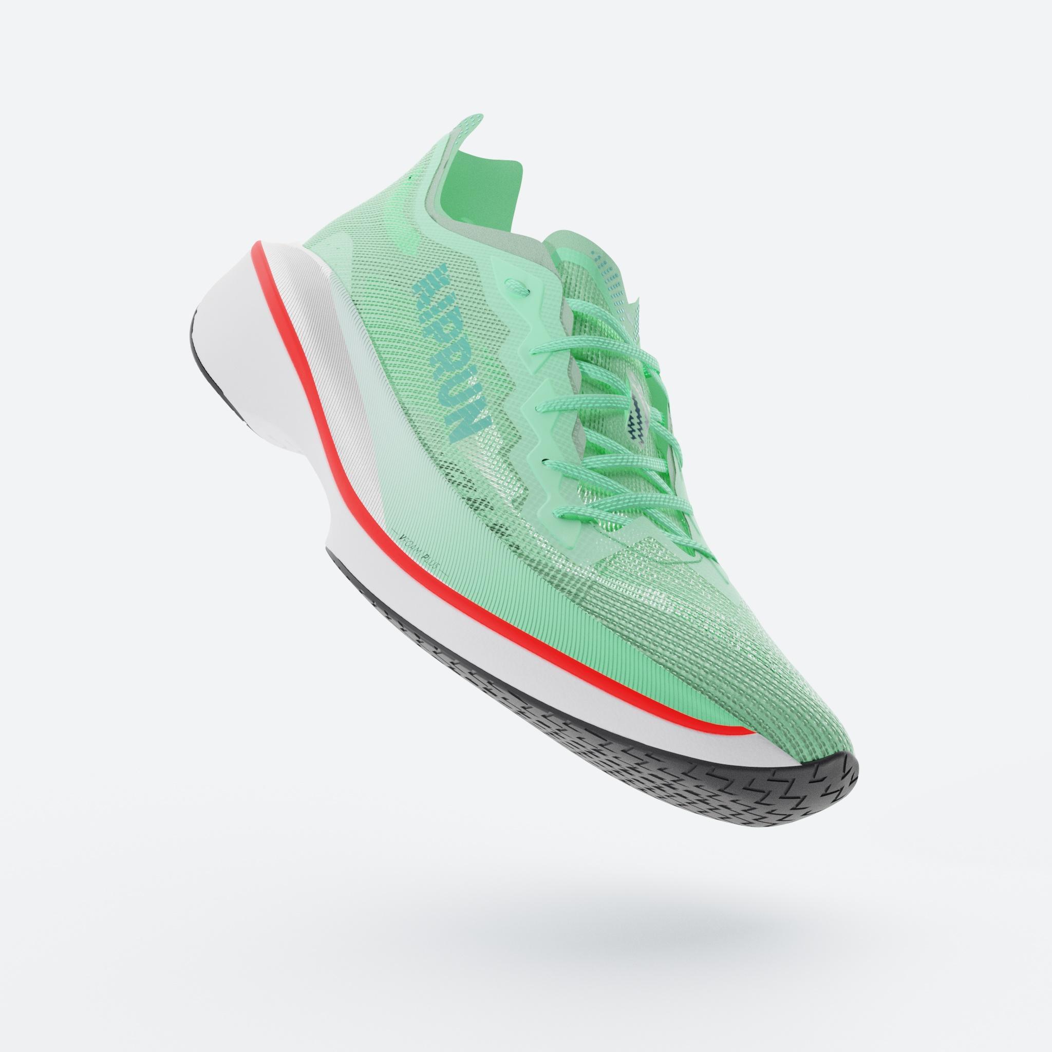 Men's Running Shoes with Carbon Plate Kiprun KD900X LD2 Green 2/7