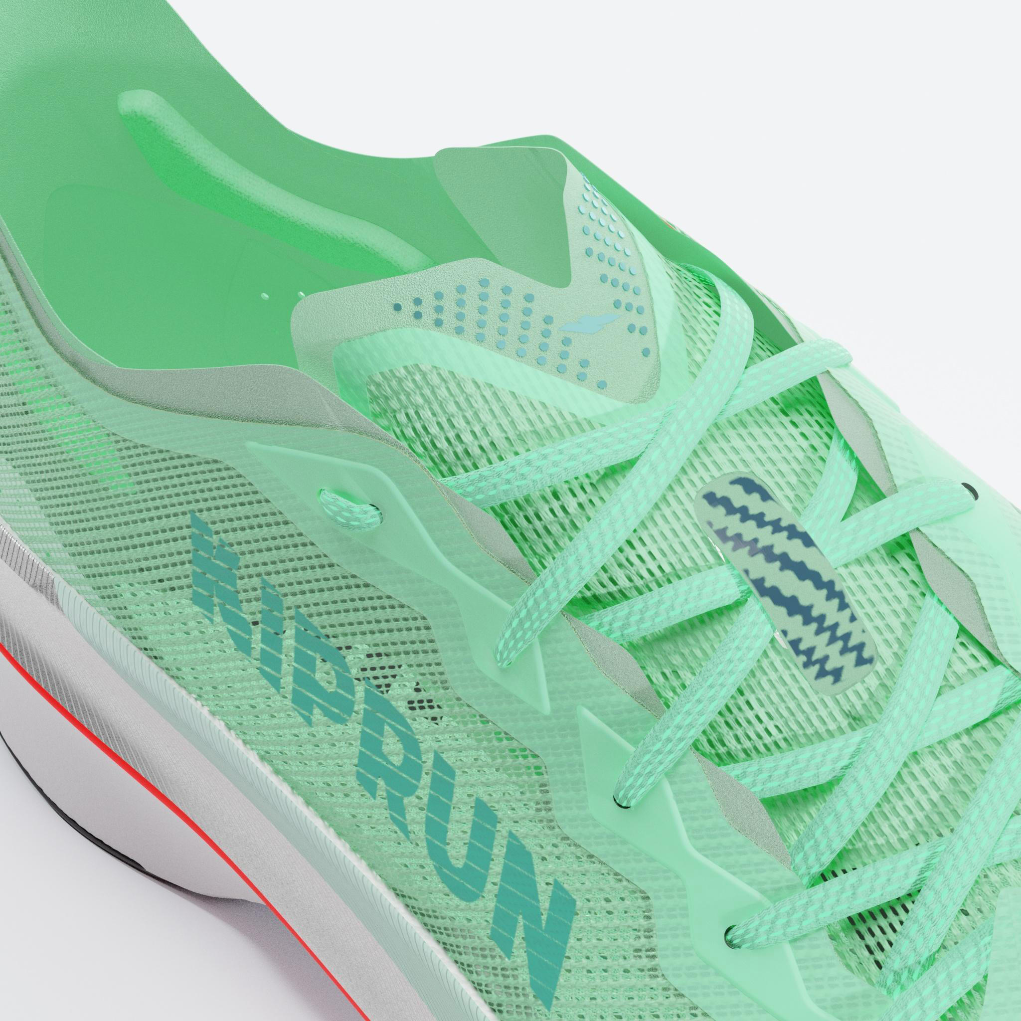 Men's Running Shoes with Carbon Plate Kiprun KD900X LD2 Green 6/7
