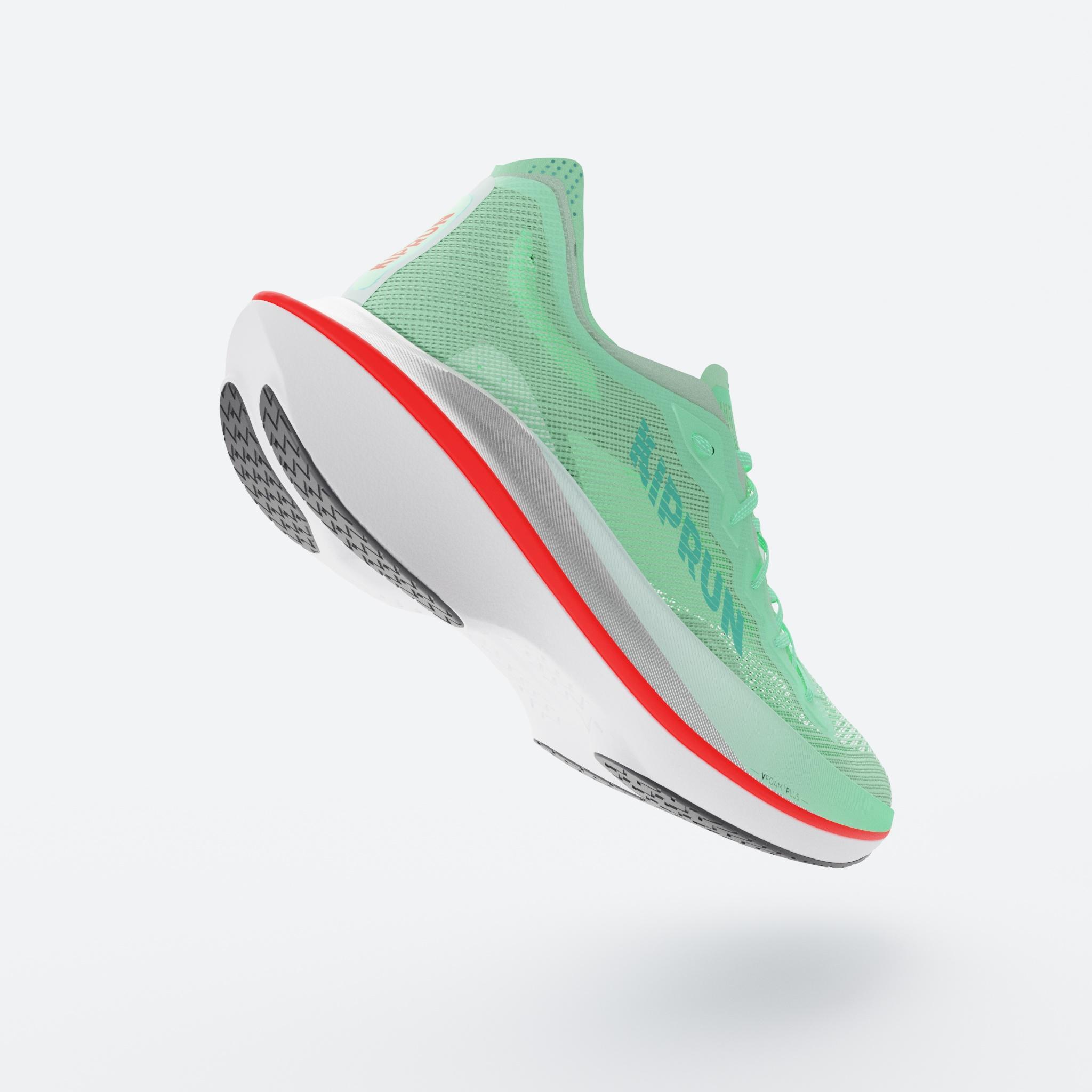Men's Running Shoes with Carbon Plate Kiprun KD900X LD2 Green 3/7