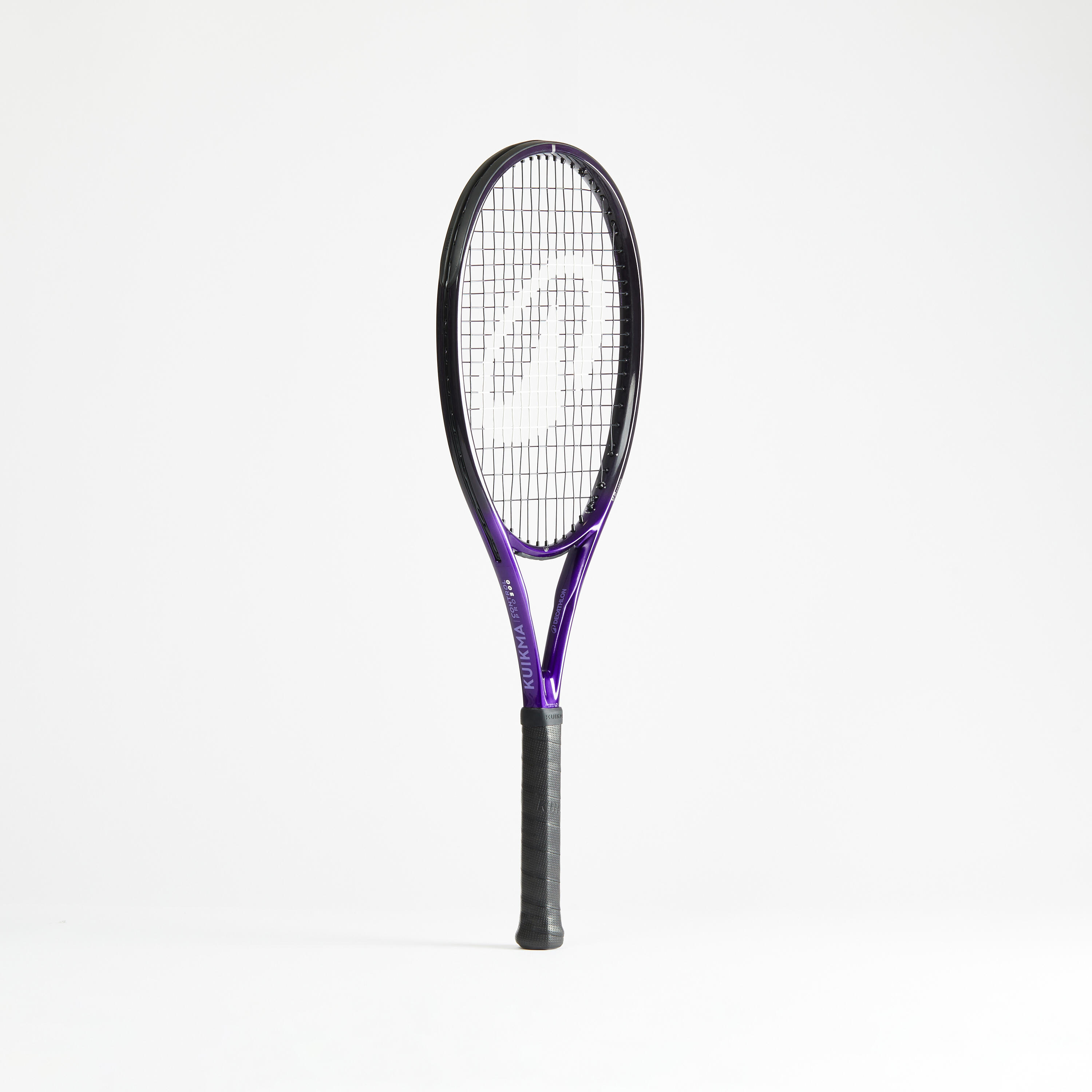 Raquette de tennis adulte - KUIKMA CONTROL Pro 300 Violet Noir 3/8