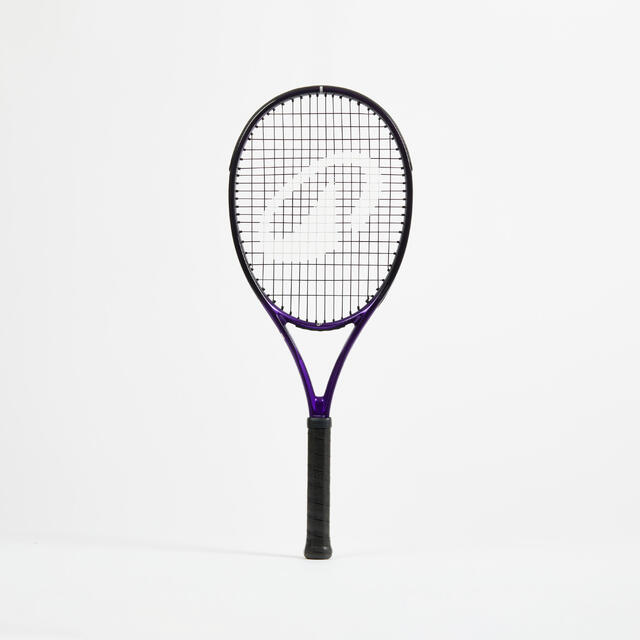 Raquete de ténis adulto - KUIKMA CONTROL Pro 300 Violeta Preto