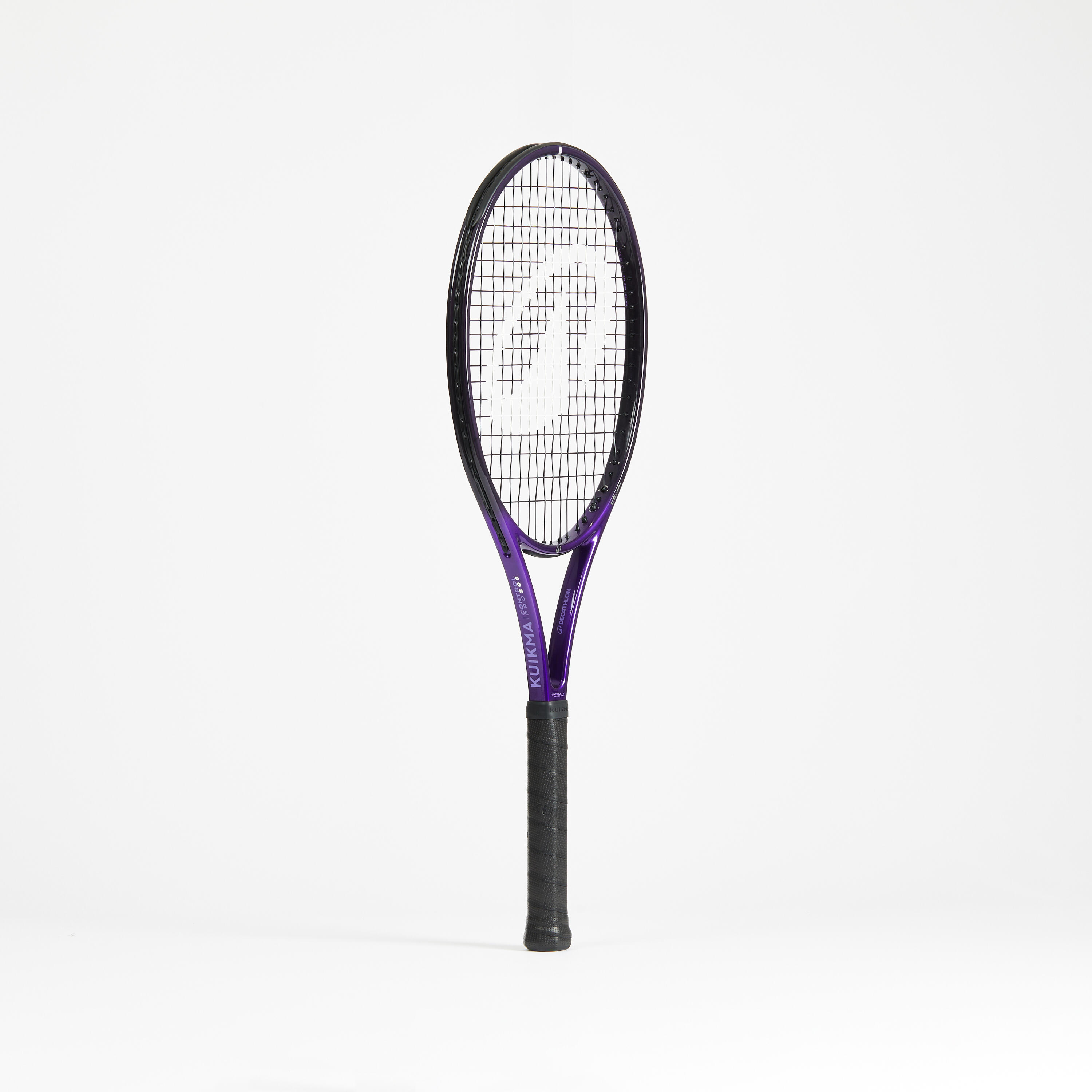 Raquette de tennis adulte - KUIKMA CONTROL Pro 305 Violet Noir Gaël Monfils 4/8