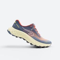 Chaussures de Trail Running Homme, Kiprun MT Cushion 2 Bleu Orange