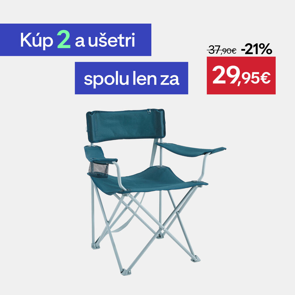 Skladacie kempingové kreslo