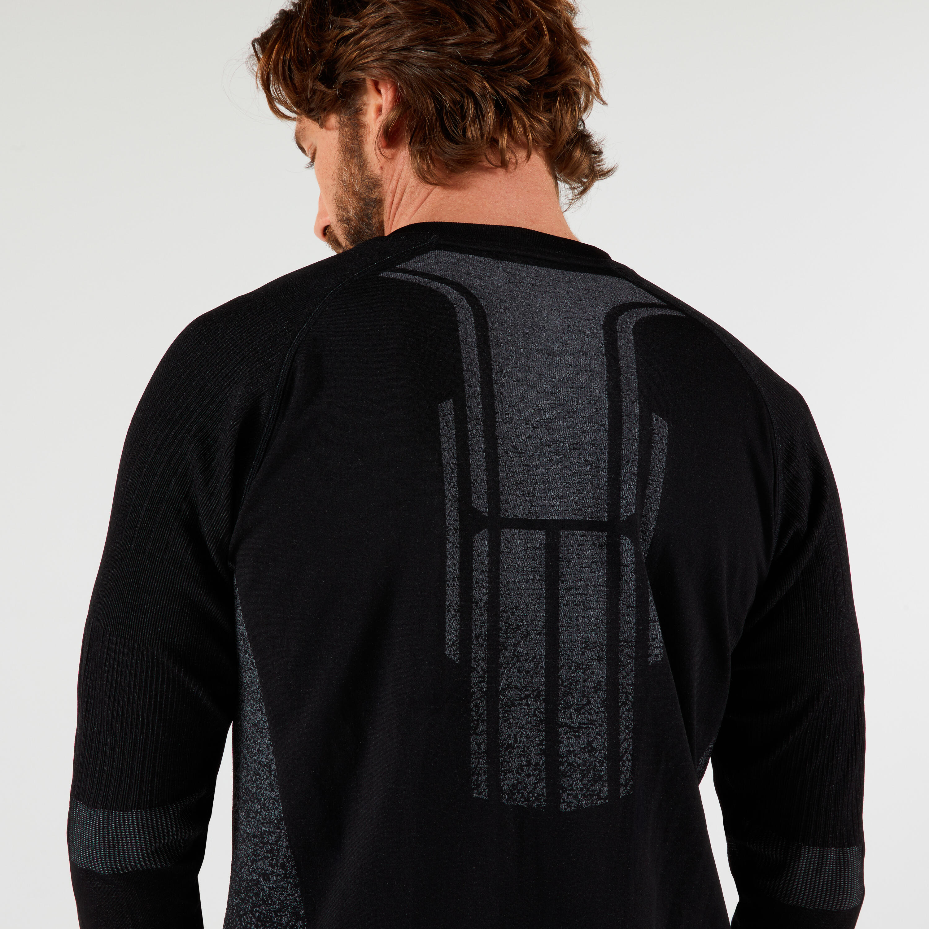 Herren Tennis Langarmshirt - Thermic schwarz 3/7