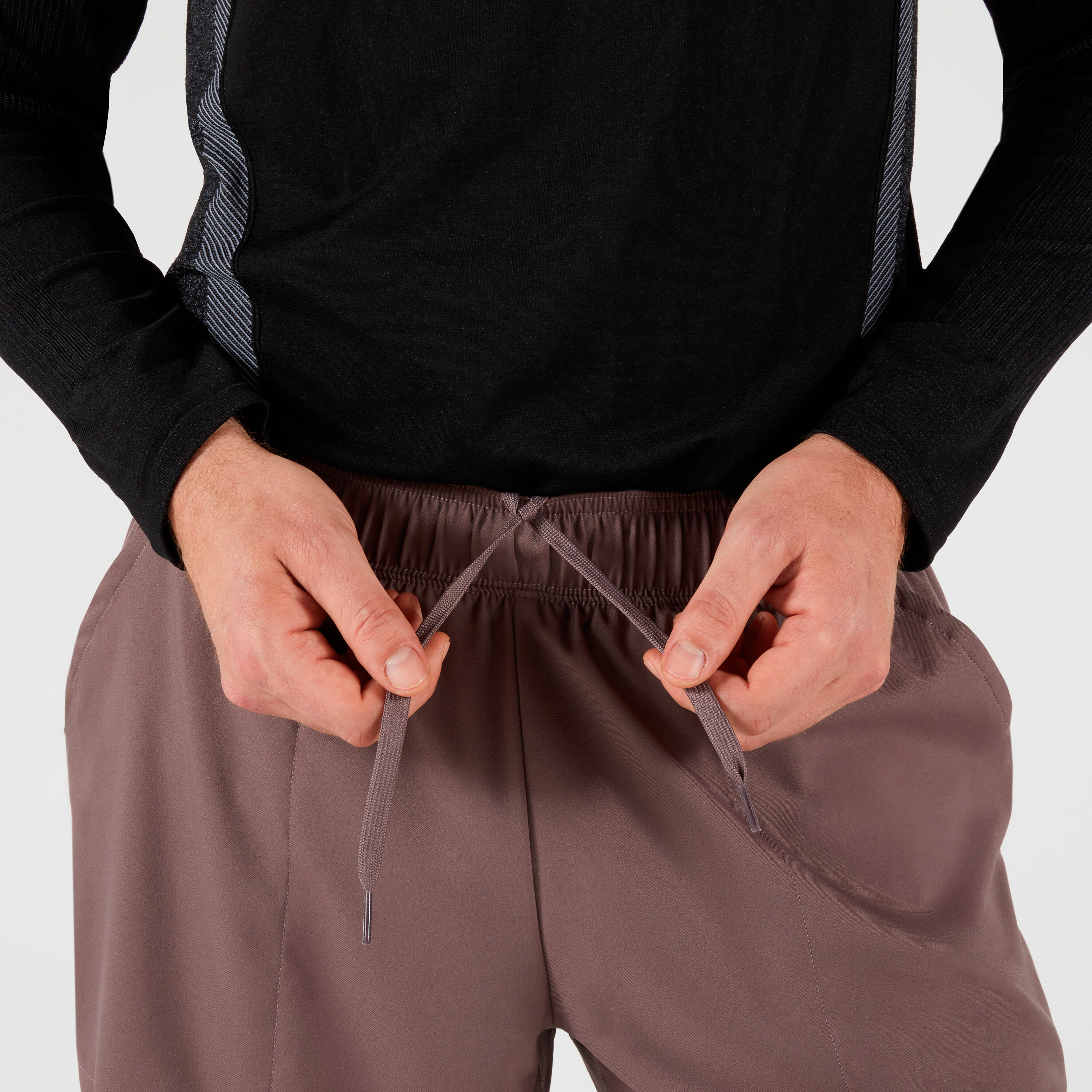 Herren Tennisshorts - Thermic 2-in-1 braun/schwarz 3/7