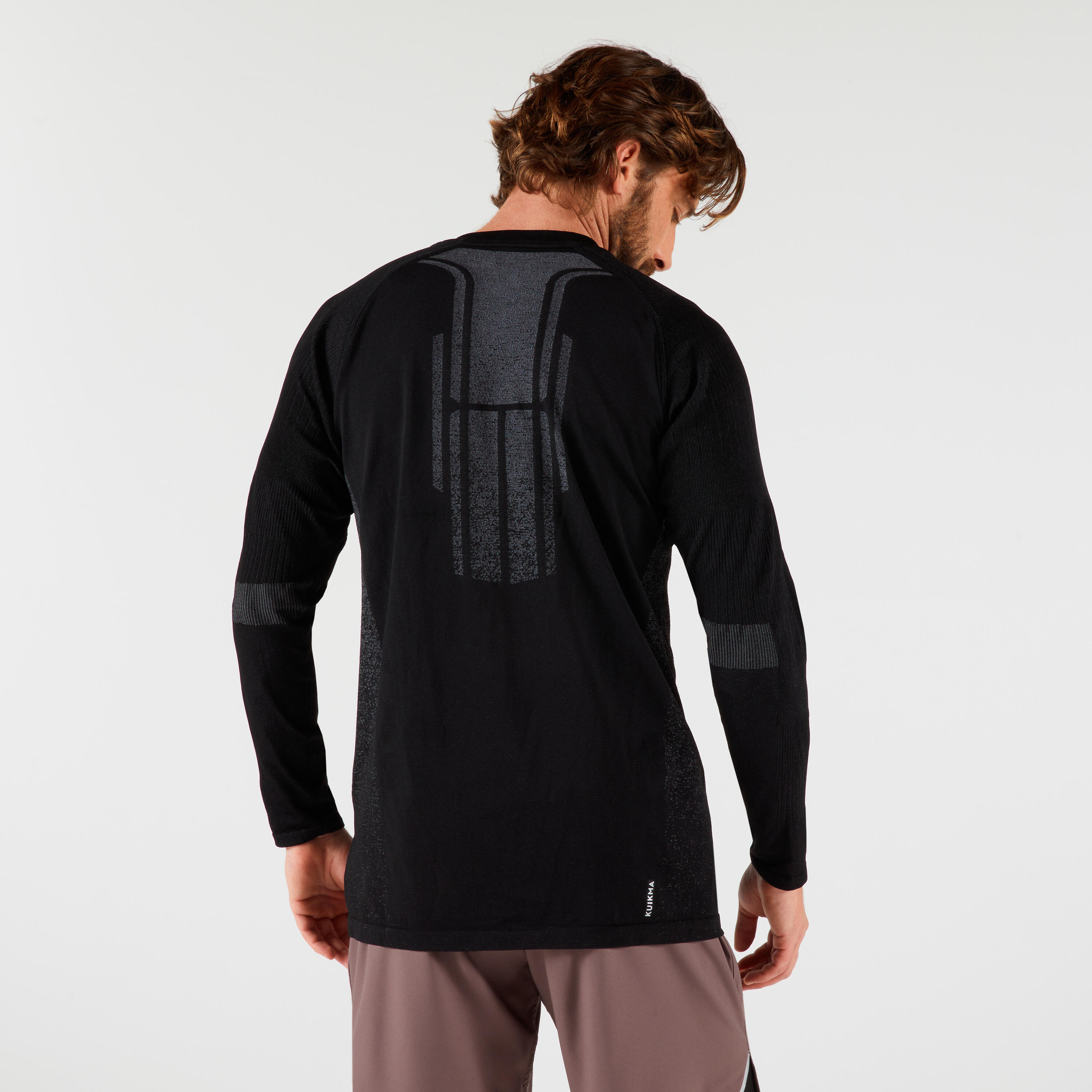 Herren Tennis Langarmshirt - Thermic schwarz 2/7