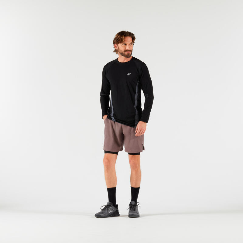 Bluză Termică Tenis Negru Bărbați
