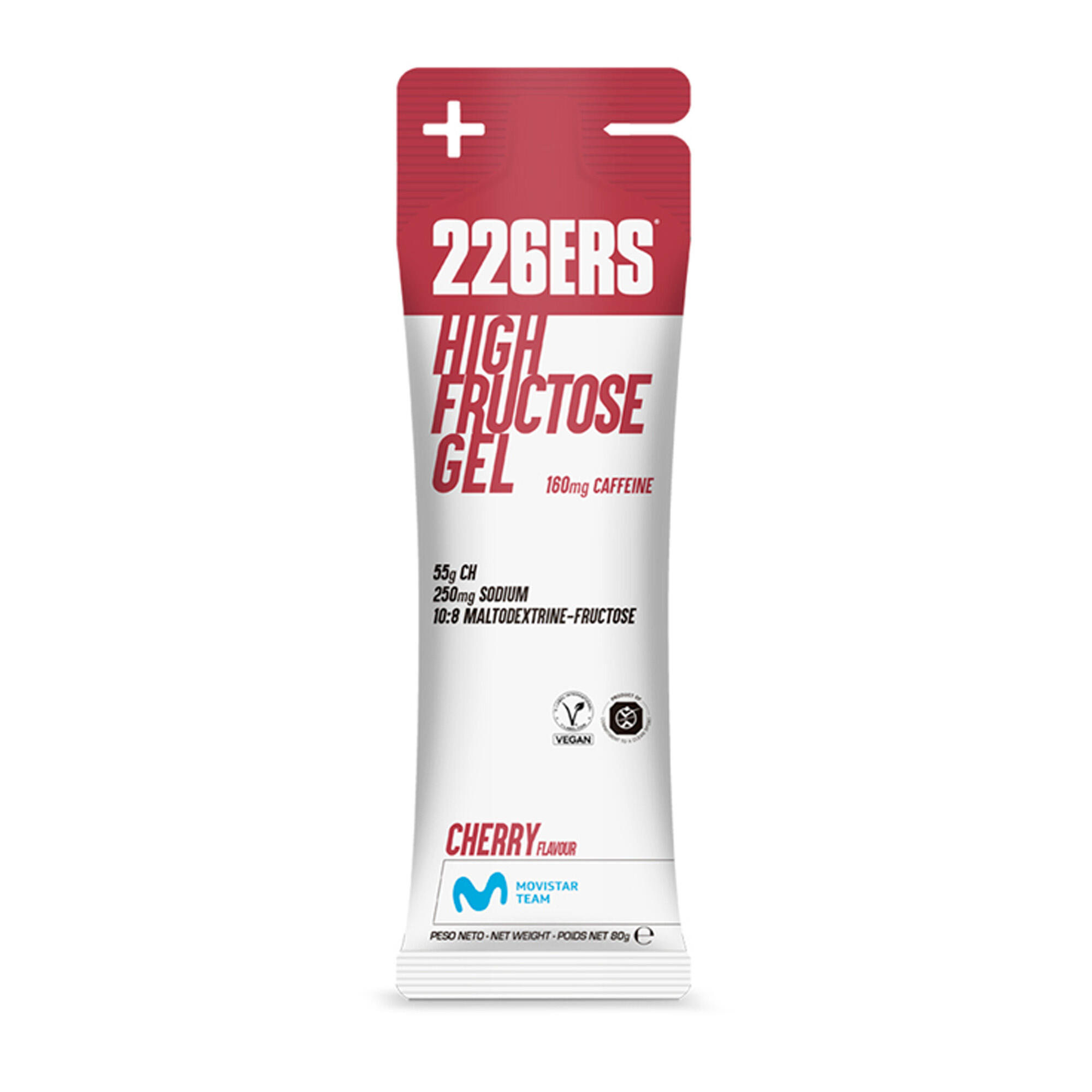 226ERS HIGH FRUCTOSE GEL 80g CAFFEINE 160mg