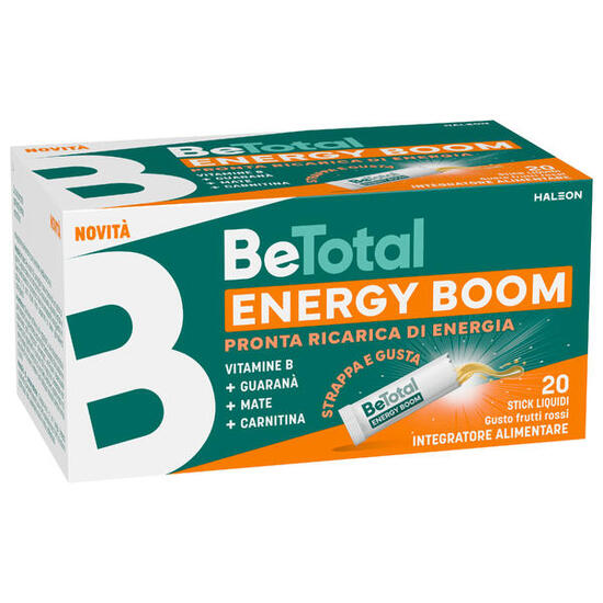 Betotal Energy Boom Gusto Frutti Rossi 20 stick orosolubili