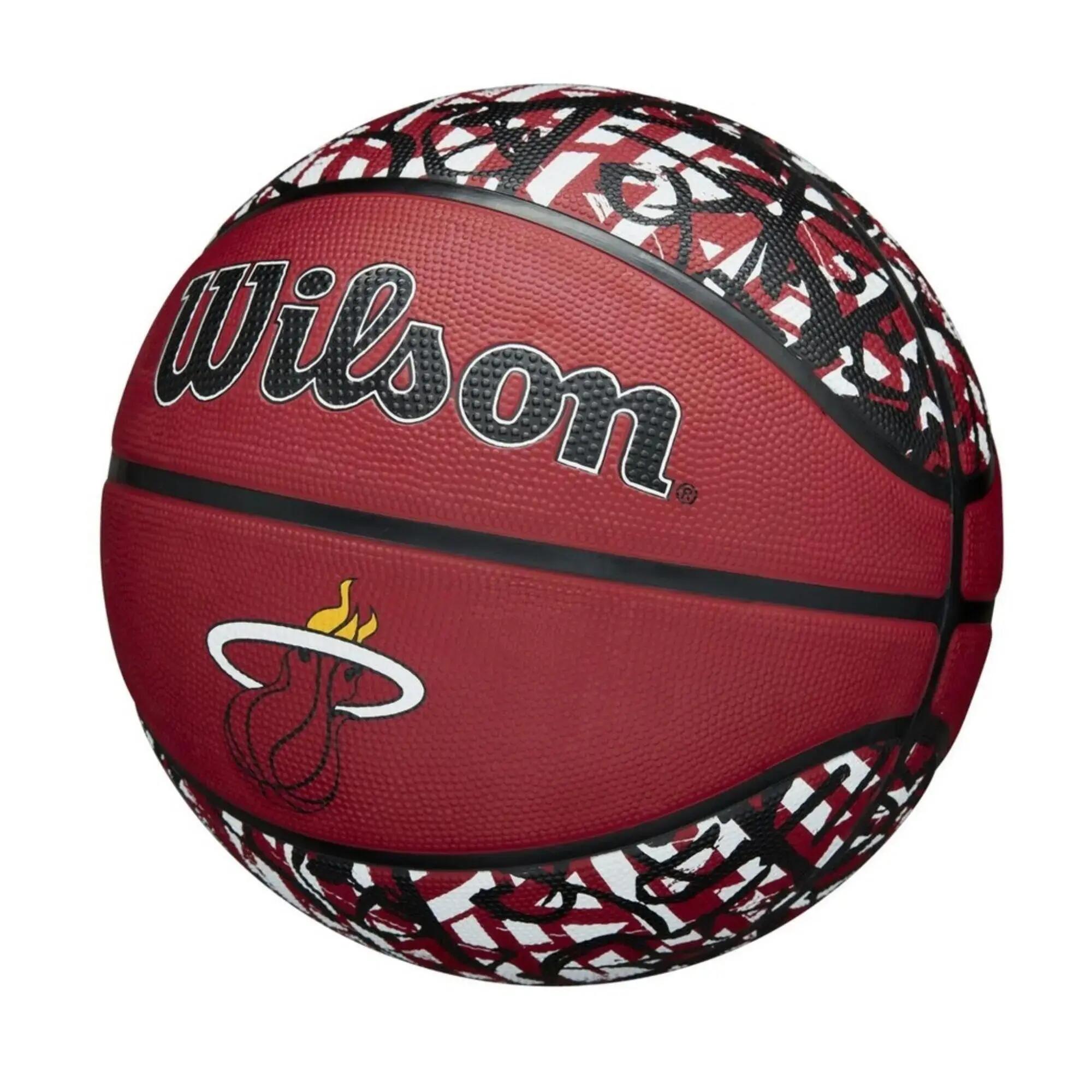 Balón de baloncesto Wilson NBA Miami Heat - Talla 7 3/7