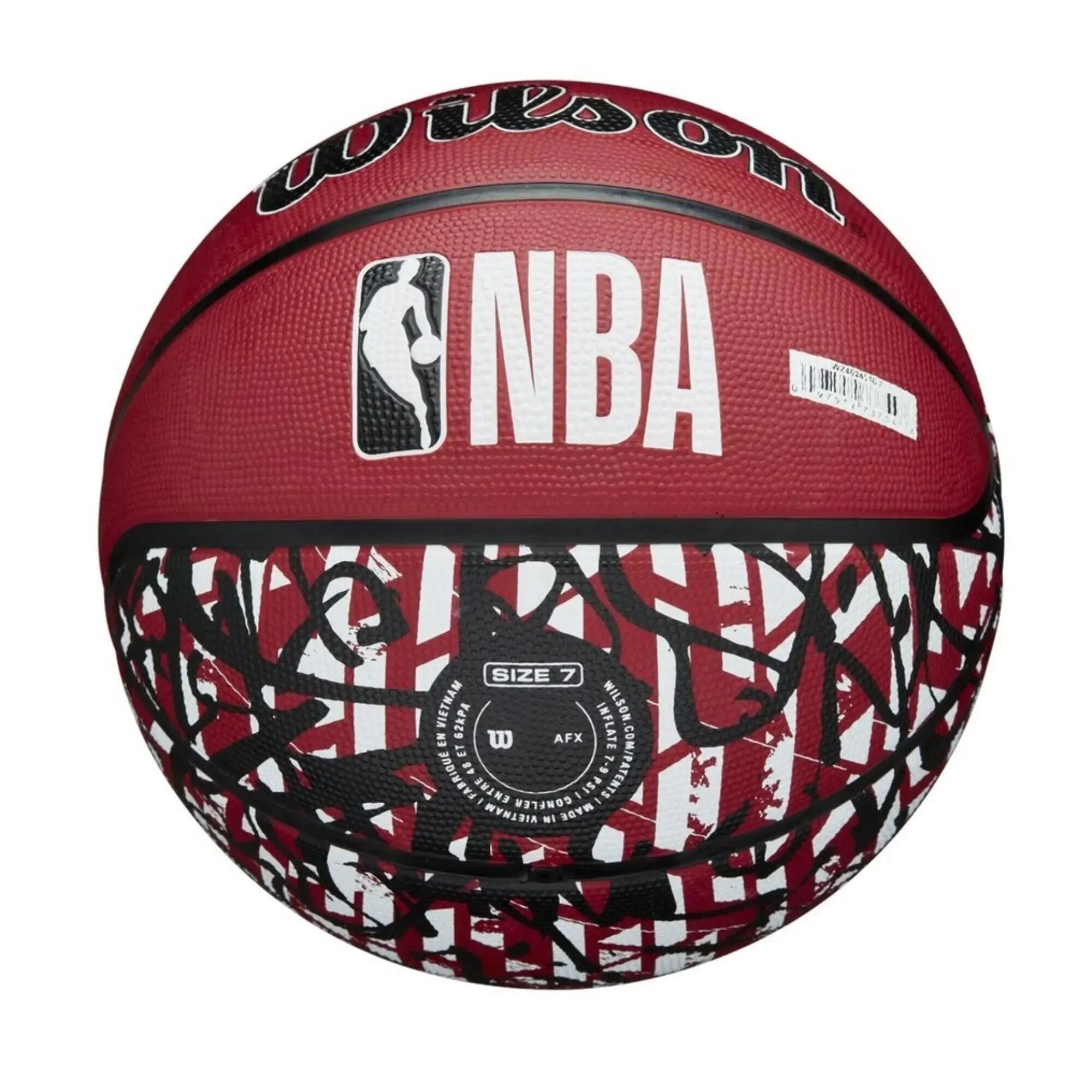Balón de baloncesto Wilson NBA Miami Heat - Talla 7 2/7