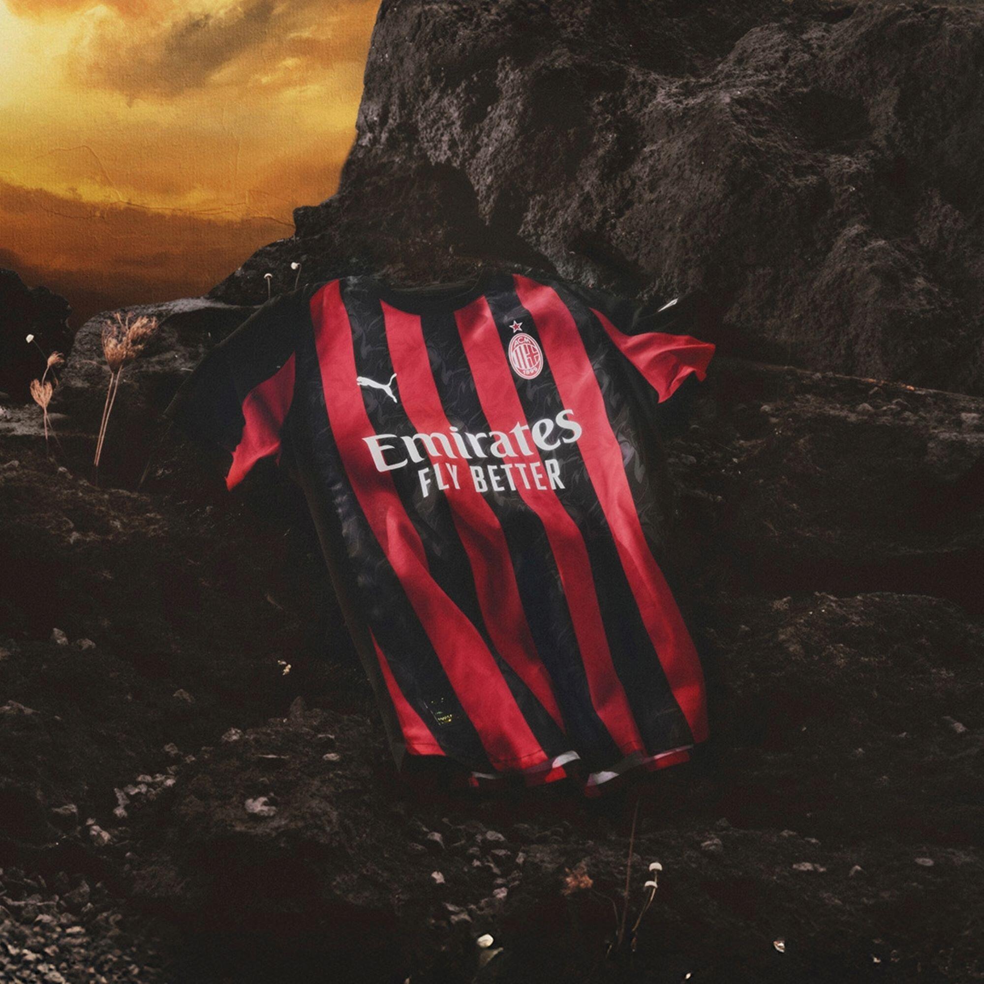 Adult 25/26 AC Milan Home Shirt Decathlon