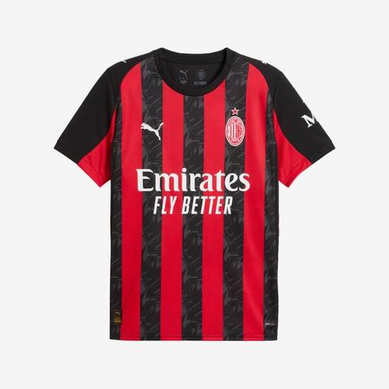 Maillot officiel domicile AC Milan 25/26 Adulte