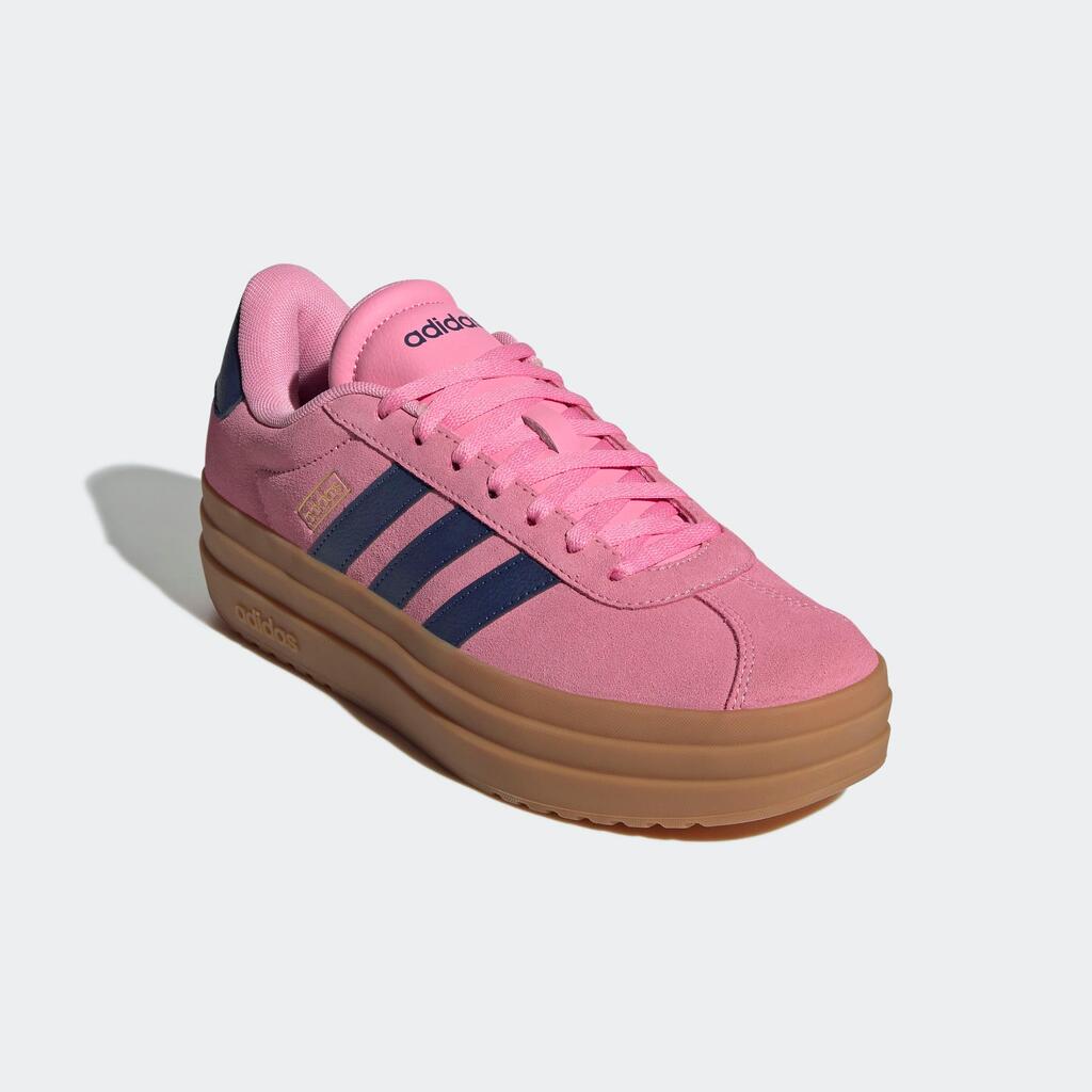 Mornarsko modri in rožnati ženski športni copati ADIDAS VL COURT